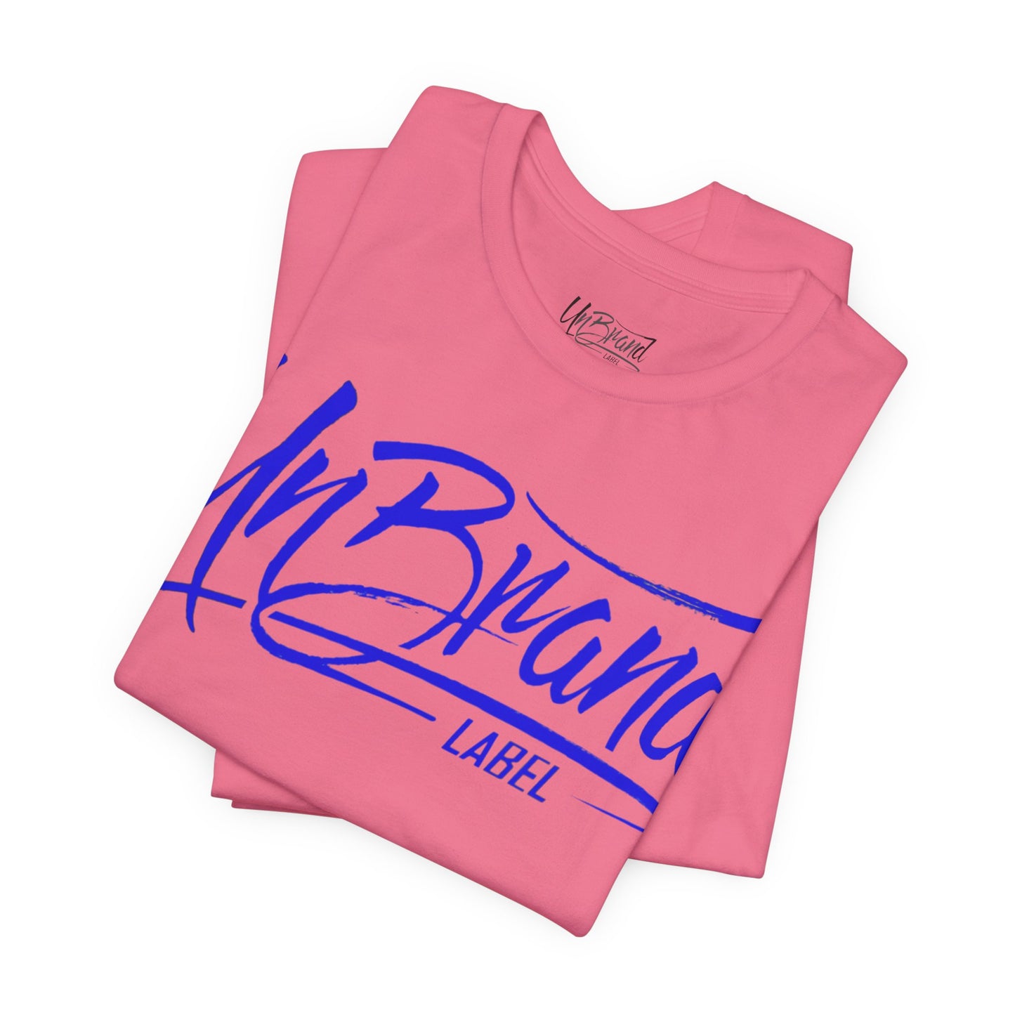 Blue letters |UnBrand Label" Graphic T-Shirt | Unisex