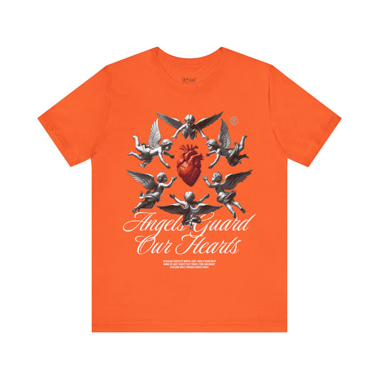 Angels guard our heart |Unisex Short Sleeve Tee
