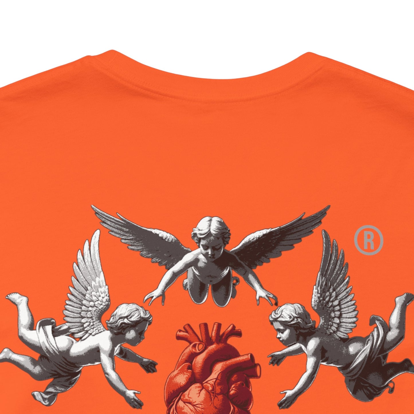 Heart on the front | Angel guard my heart on the back| graphic |Unisex