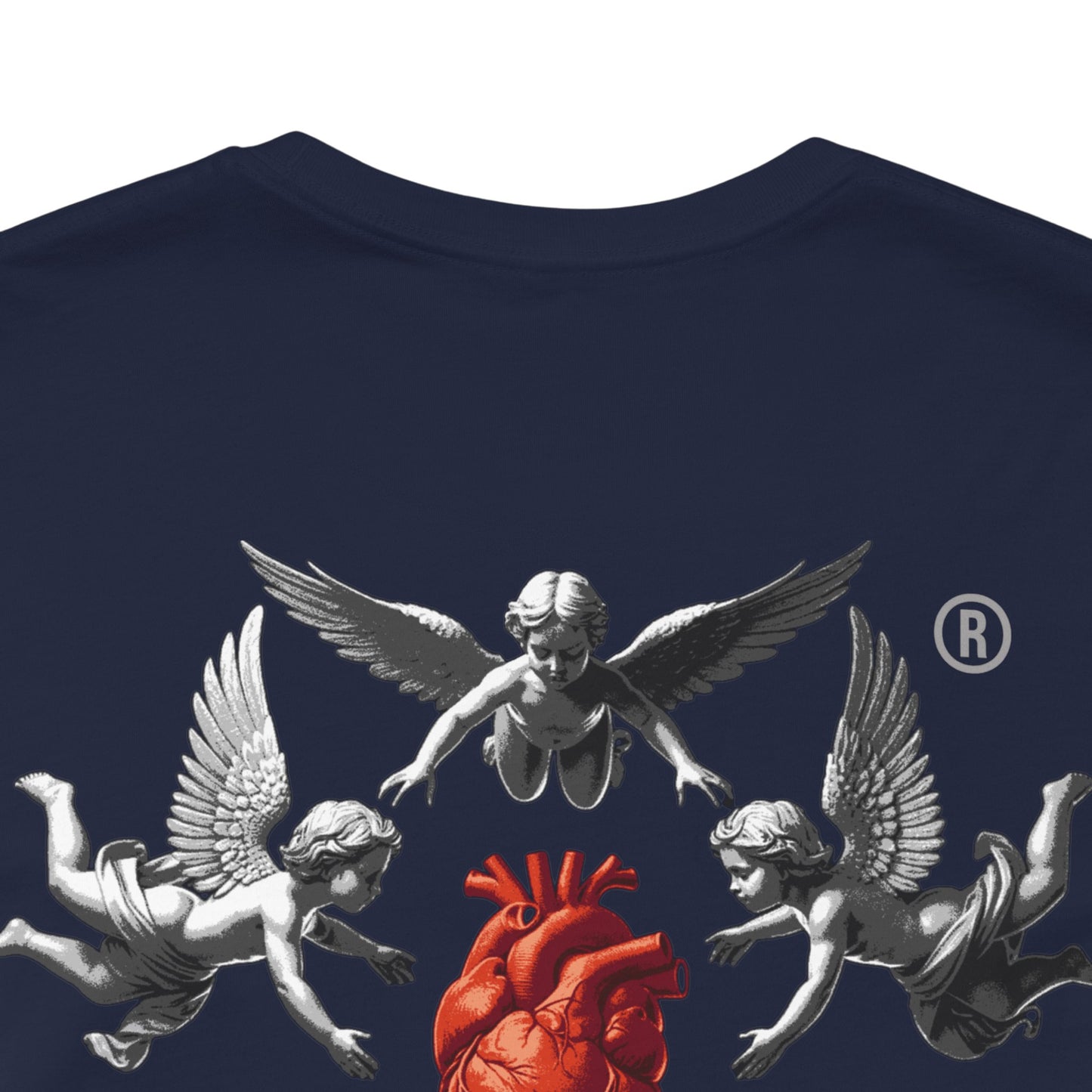 Heart on the front | Angel guard my heart on the back| graphic |Unisex