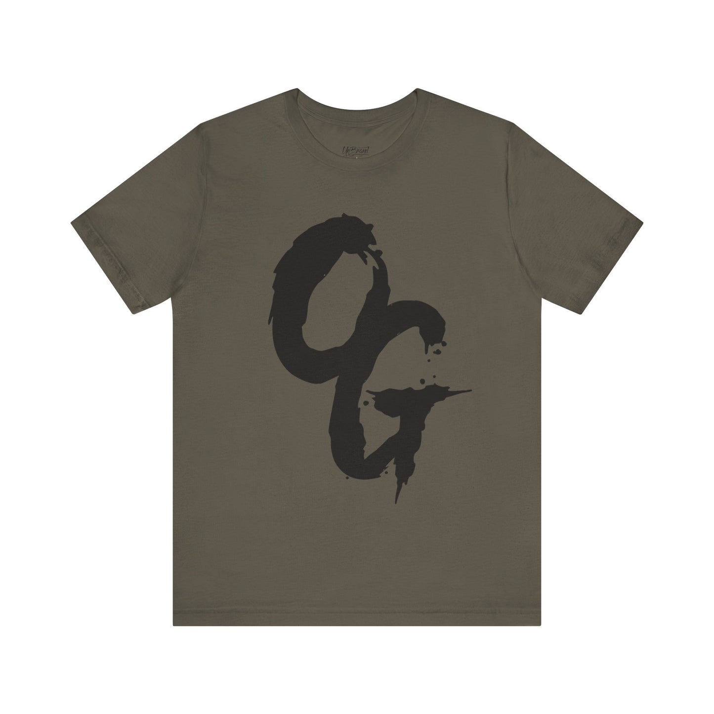 OG Brushstroke Tee | Black Calligraphy Logo T-Shirt