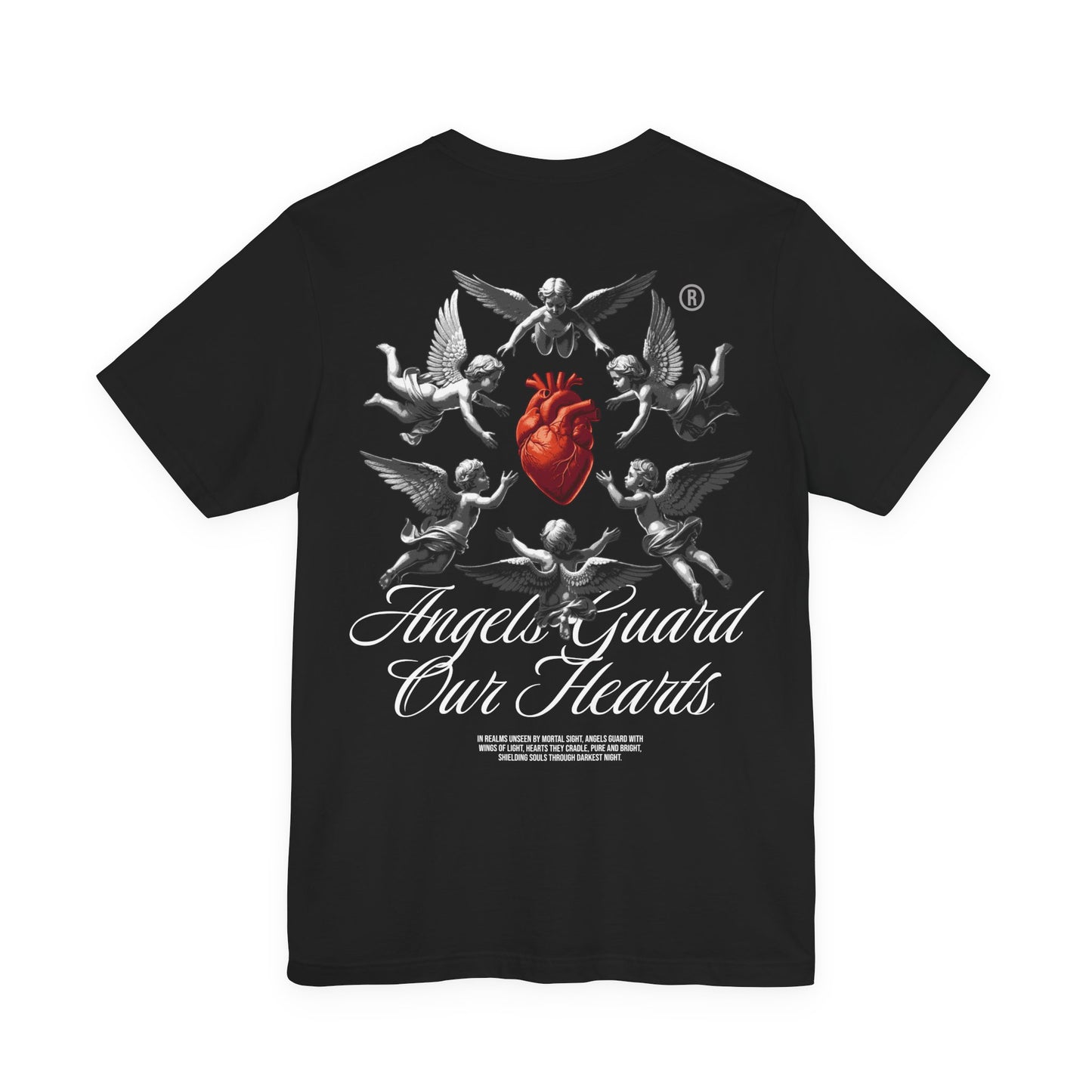 Heart on the front | Angel guard my heart on the back| graphic |Unisex