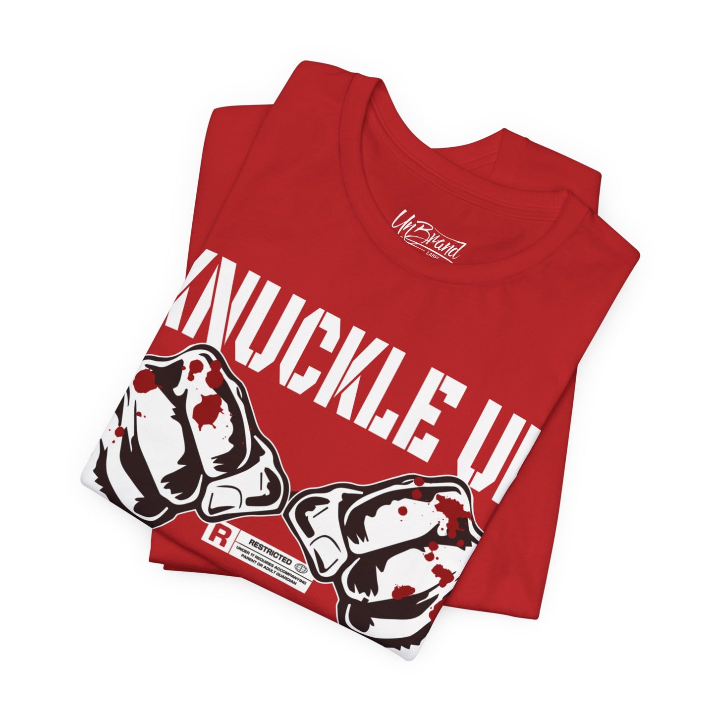 Knuckle Up fists graphic Tee | Don't Be Scared boxing design