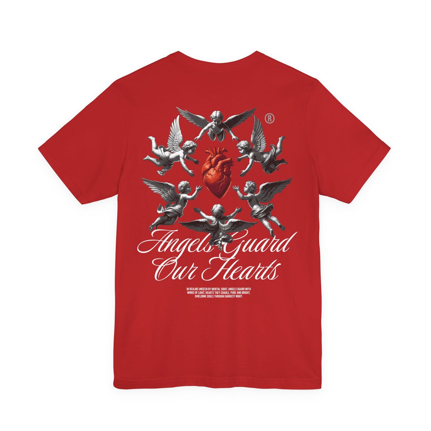 Heart on the front | Angel guard my heart on the back| graphic |Unisex