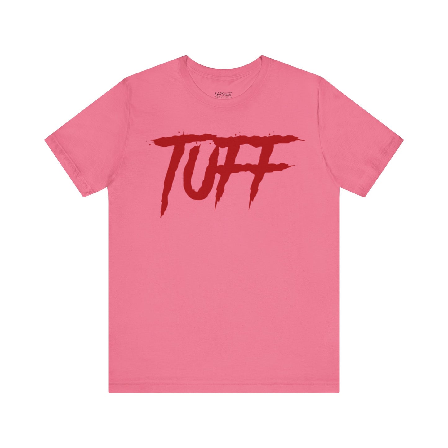 Tuff graphic tee | Bold red script logo t-shirt