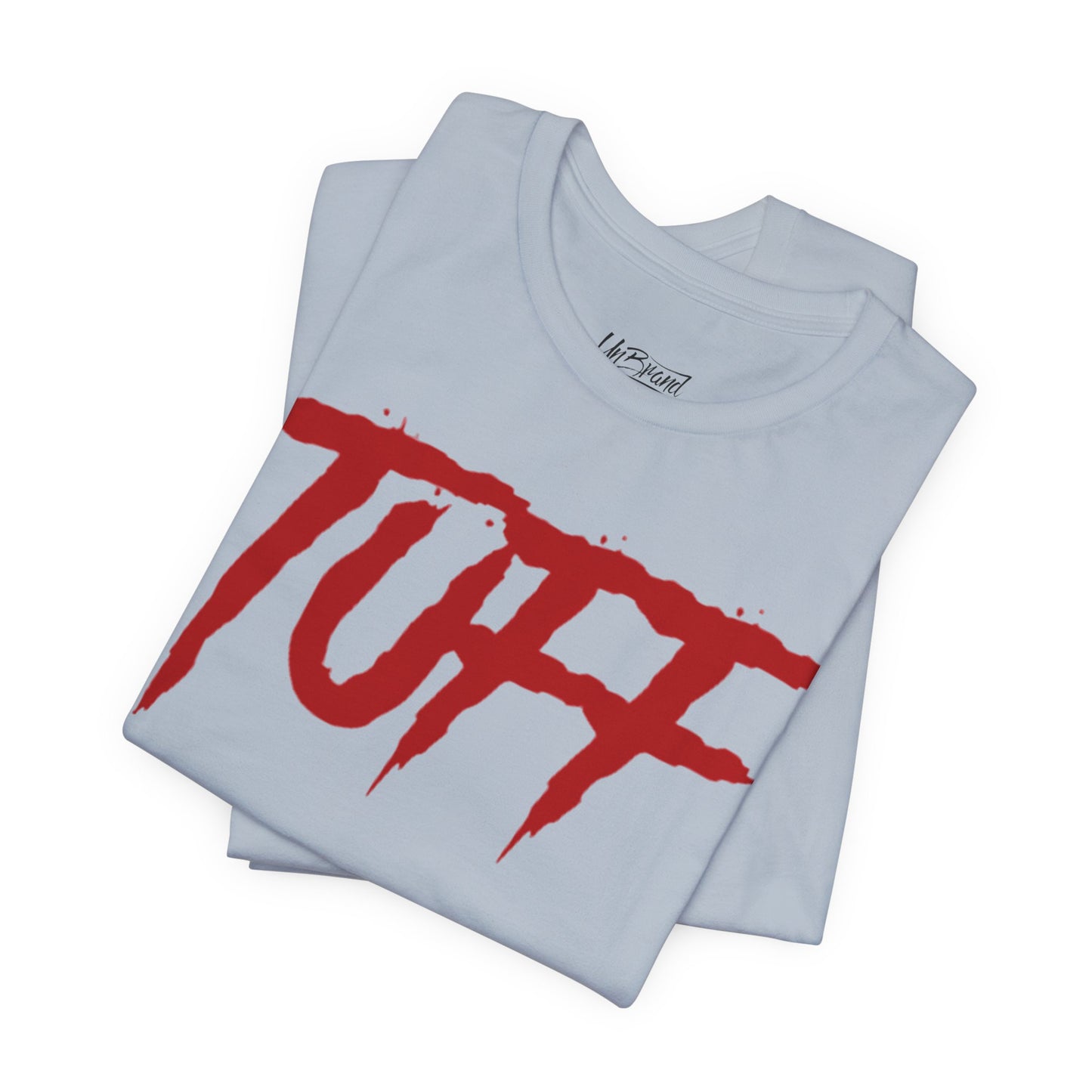 Tuff graphic tee | Bold red script logo t-shirt