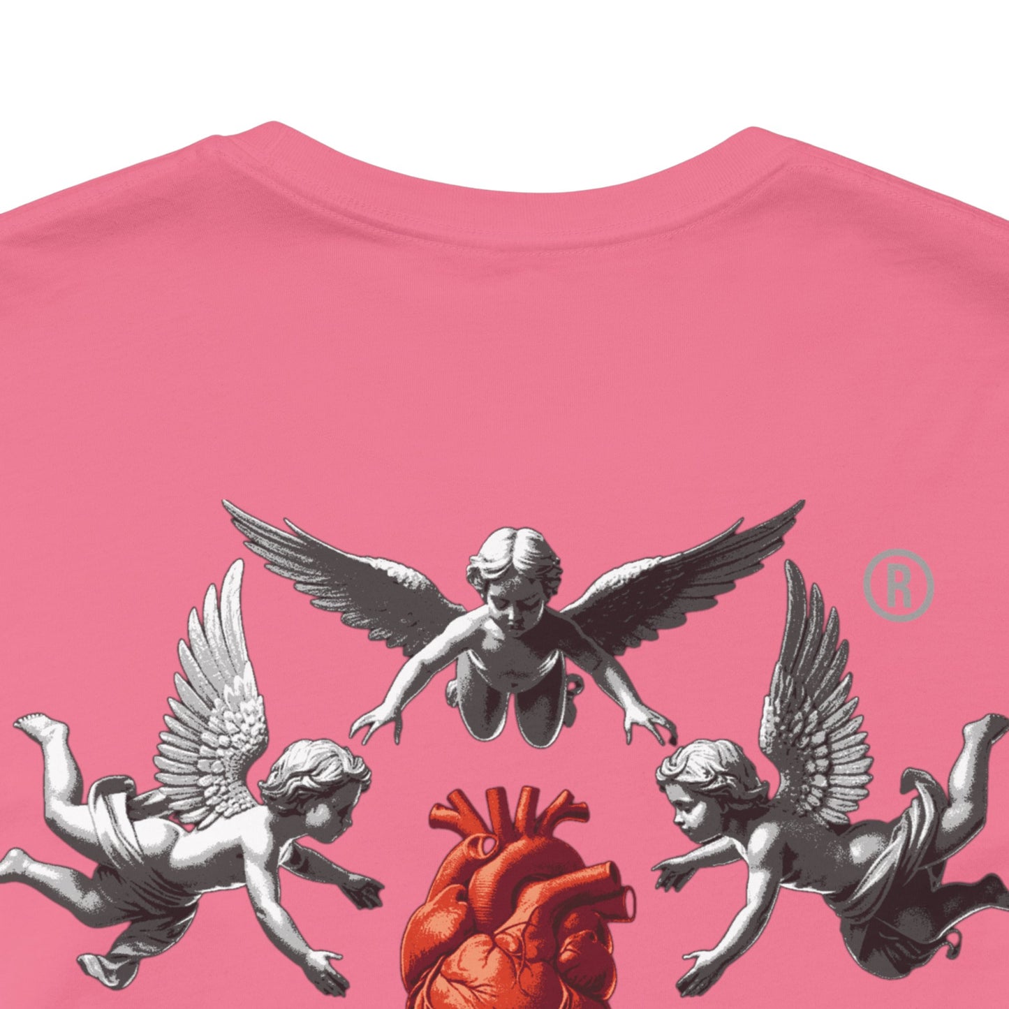 Heart on the front | Angel guard my heart on the back| graphic |Unisex