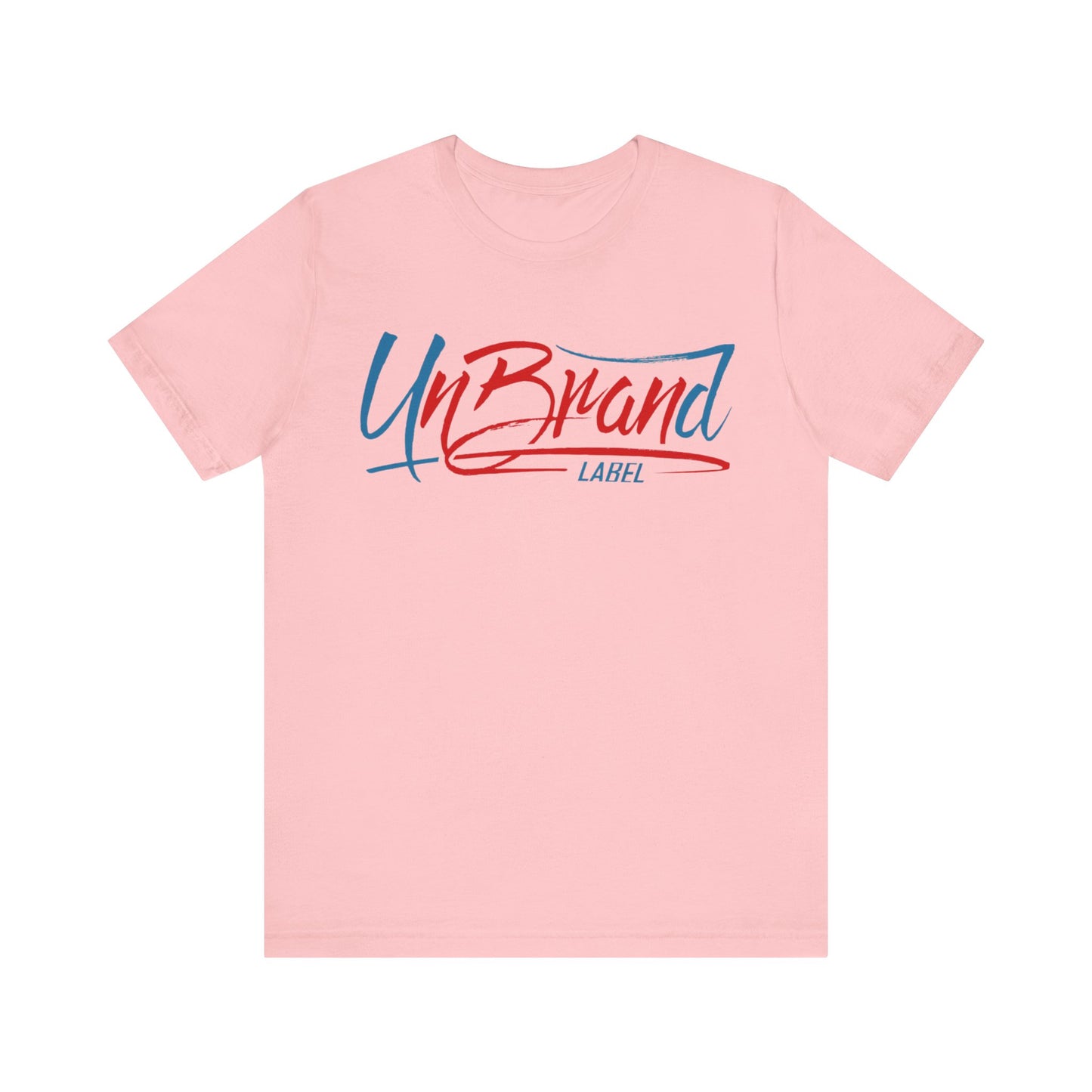 UnBrand Label Graphic Tee — Retro Script Logo T‑Shirt