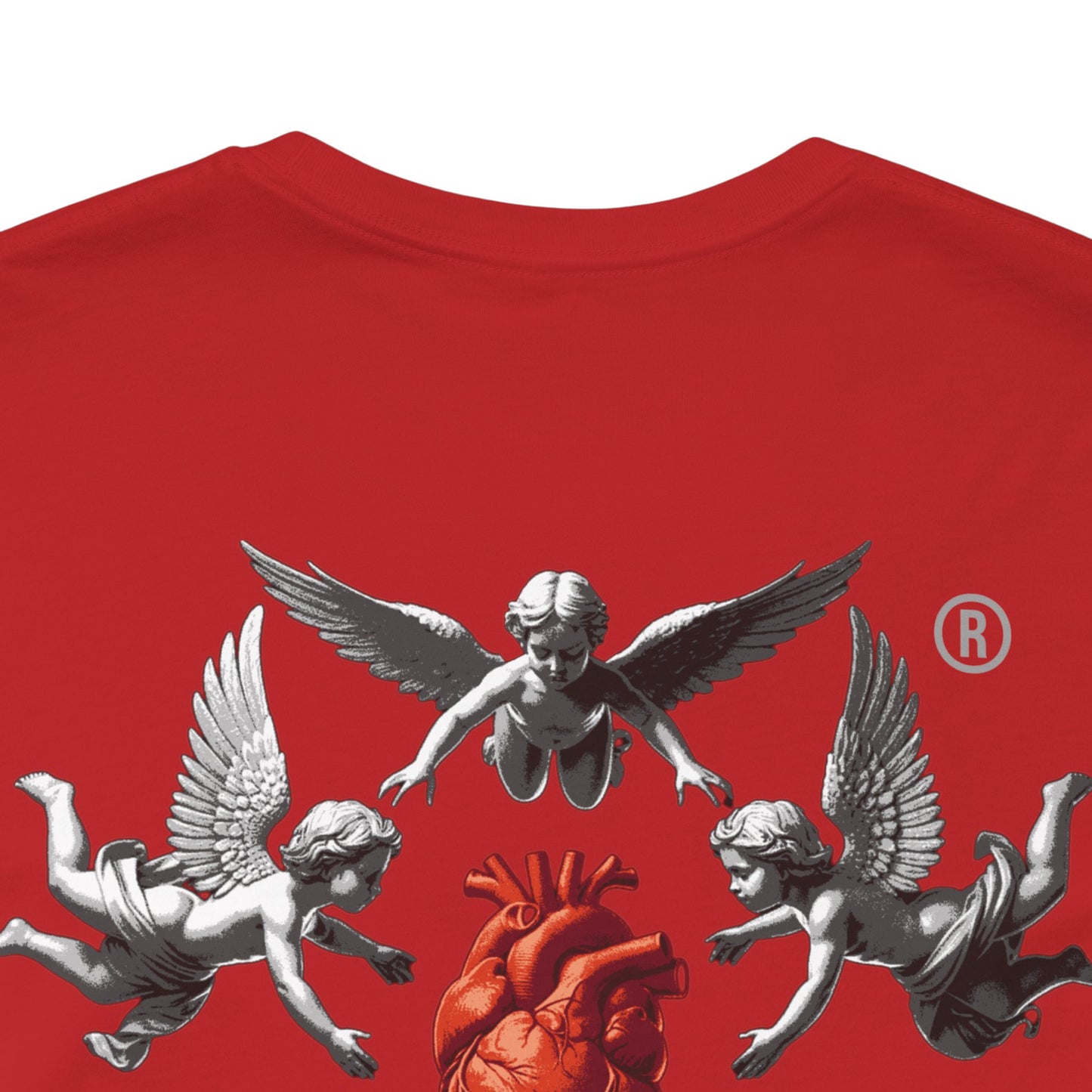 Heart on the front | Angel guard my heart on the back| graphic |Unisex