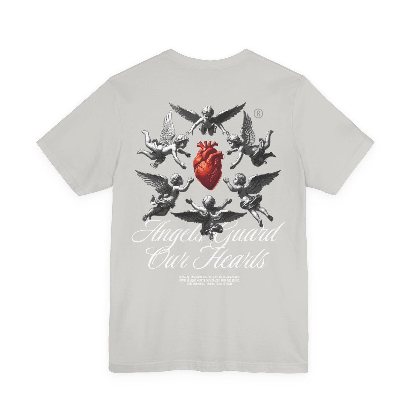 Heart on the front | Angel guard my heart on the back| graphic |Unisex