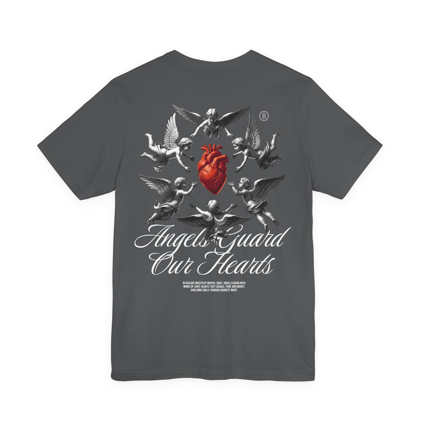 Heart on the front | Angel guard my heart on the back| graphic |Unisex
