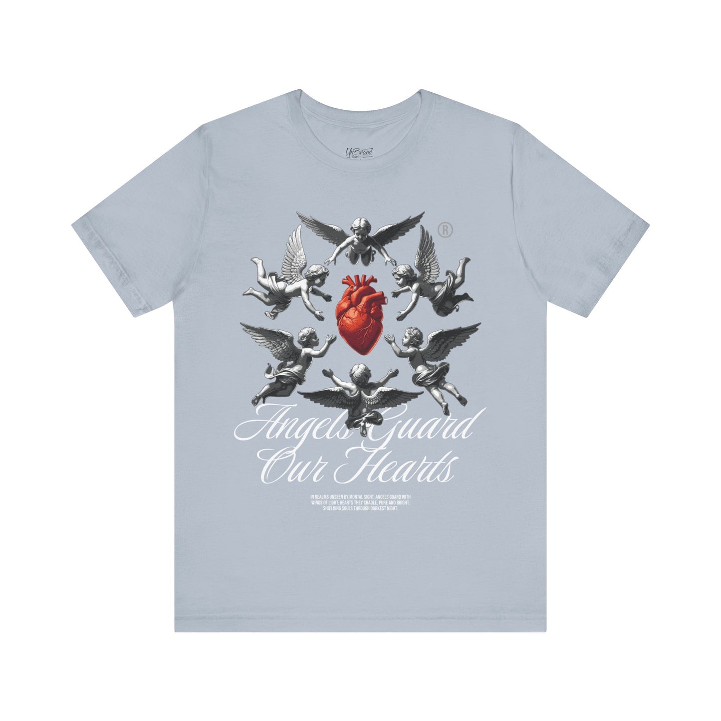 Angels guard our heart |Unisex Short Sleeve Tee