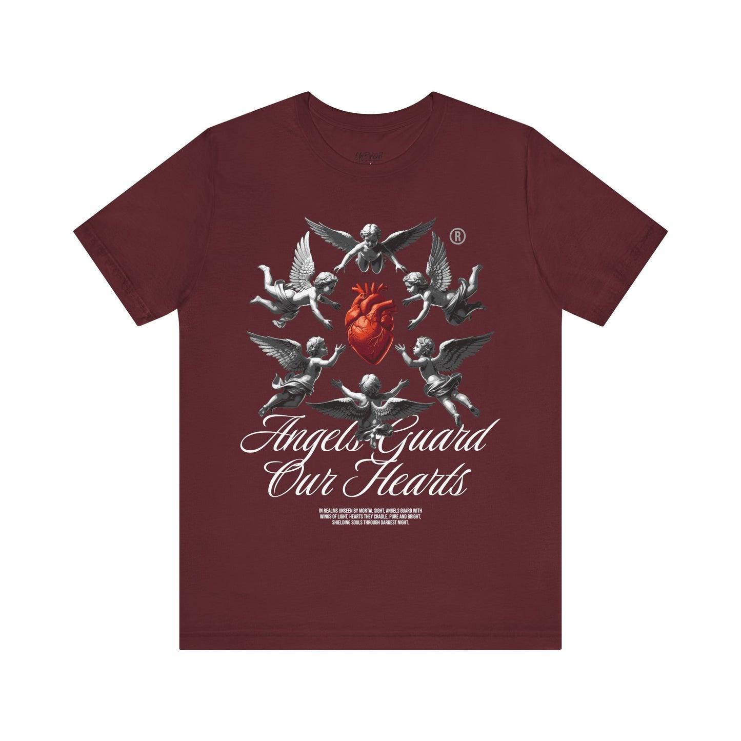 Angels guard our heart |Unisex Short Sleeve Tee