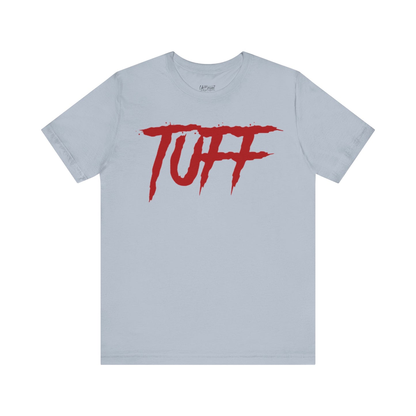 Tuff graphic tee | Bold red script logo t-shirt
