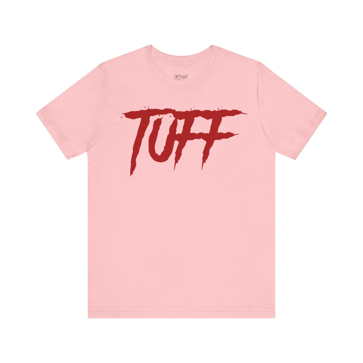 Tuff graphic tee | Bold red script logo t-shirt