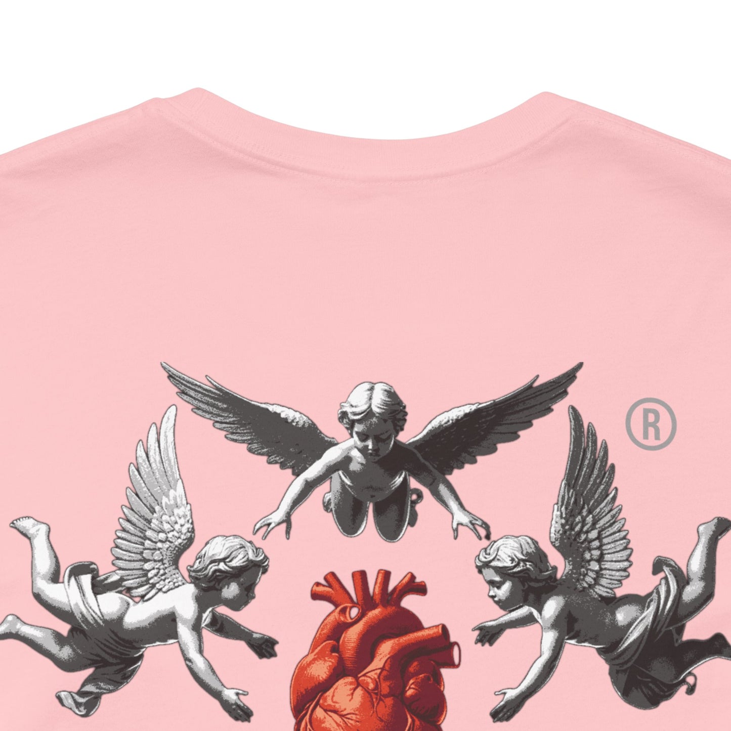 Heart on the front | Angel guard my heart on the back| graphic |Unisex