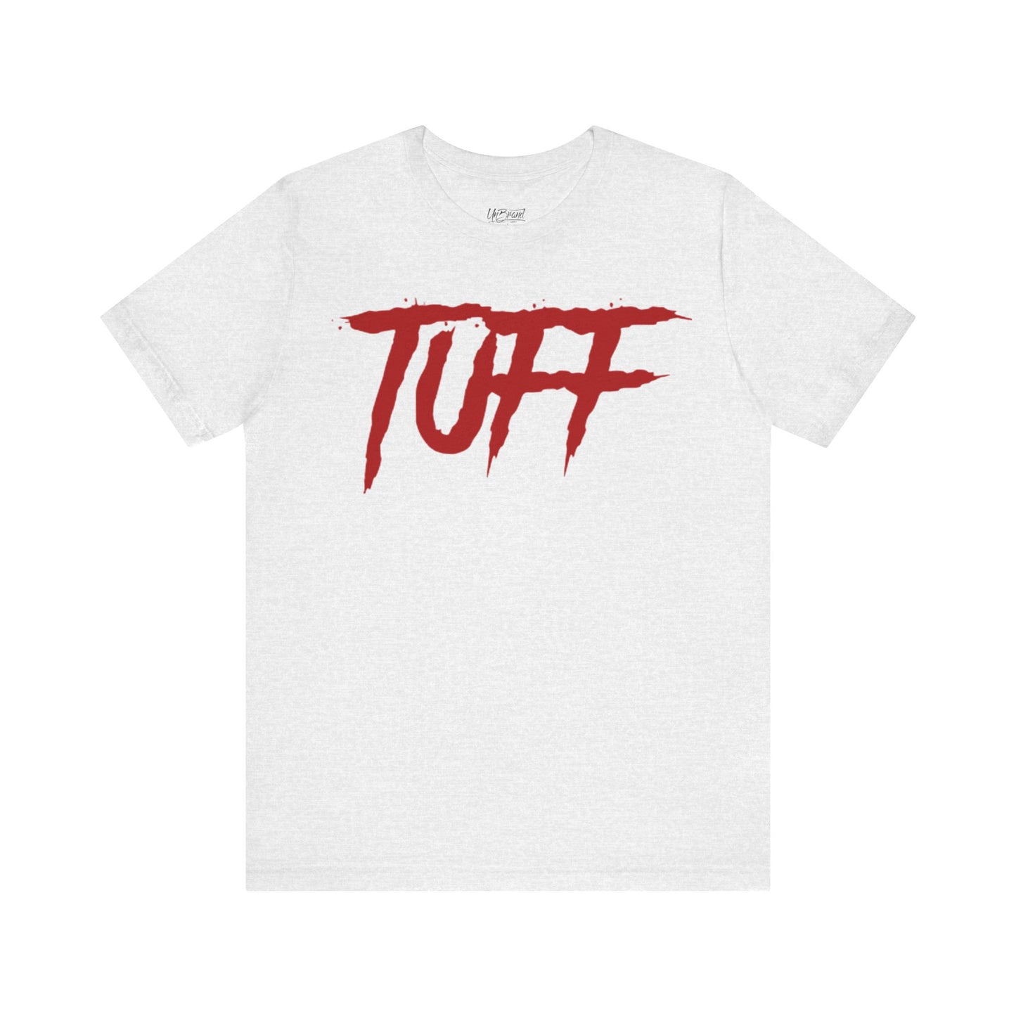 Tuff graphic tee | Bold red script logo t-shirt