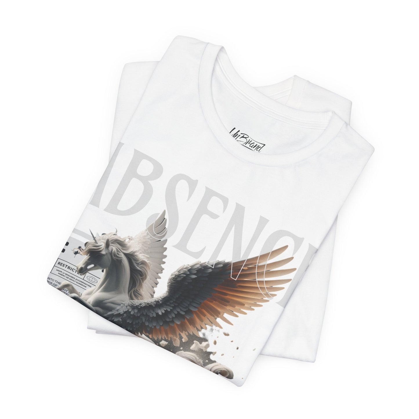 Pegasus Graphic Tee — 'Absence of Light' Vintage Mythic Horse T-Shirt