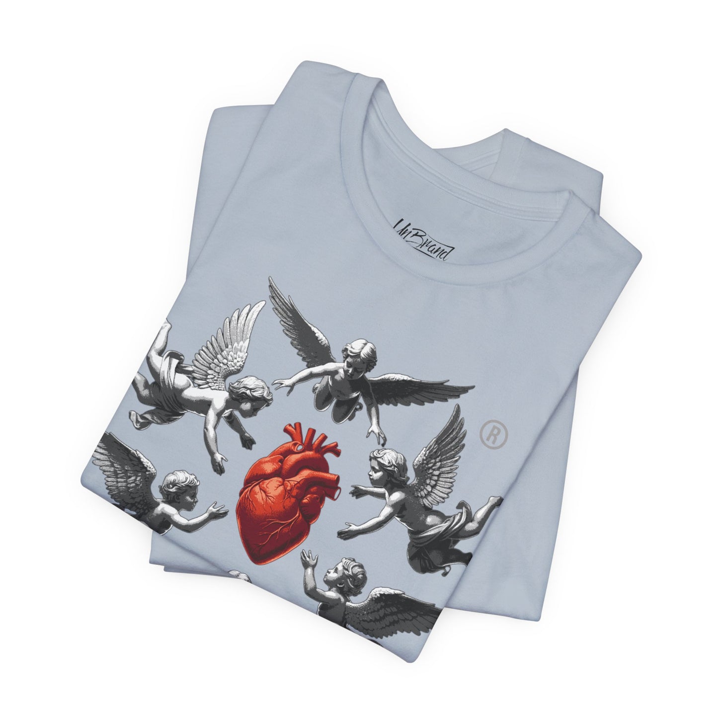 Angels guard our heart |Unisex Short Sleeve Tee