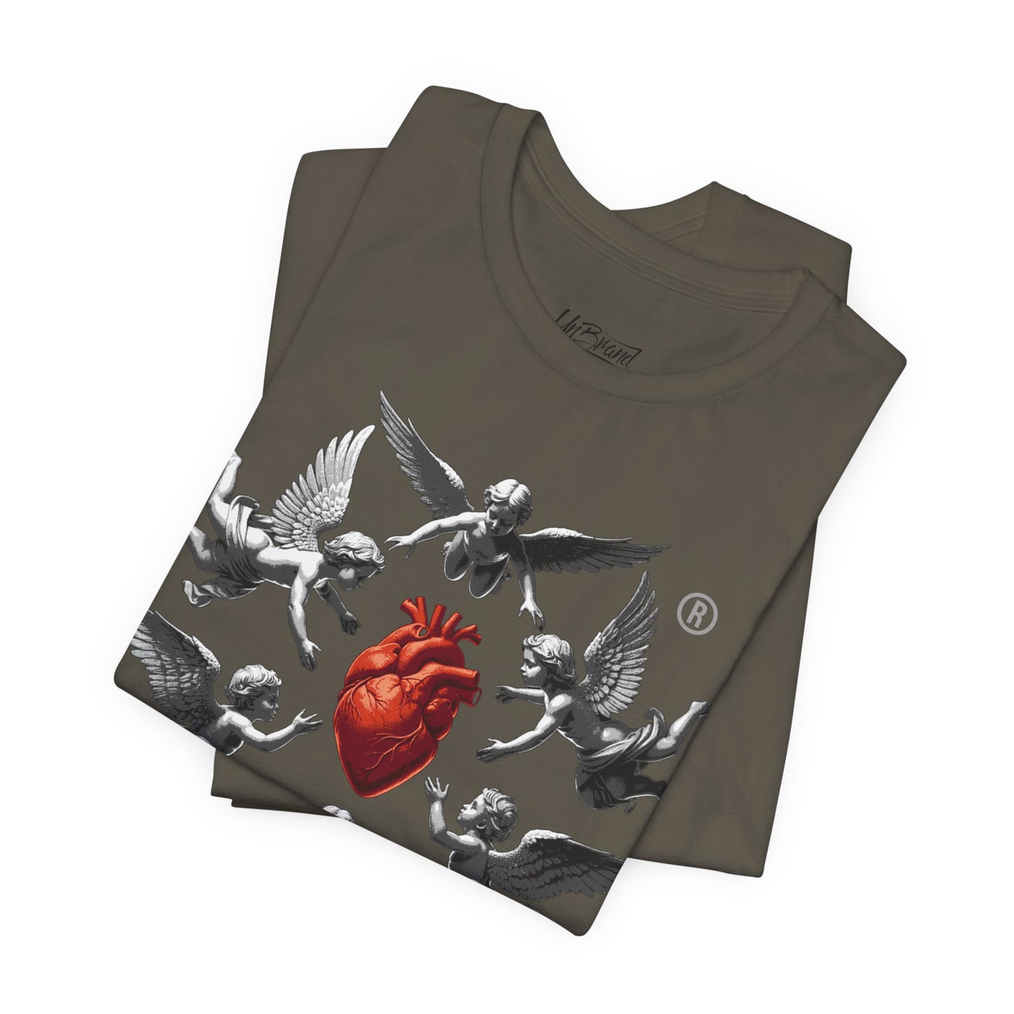 Angels guard our heart |Unisex Short Sleeve Tee