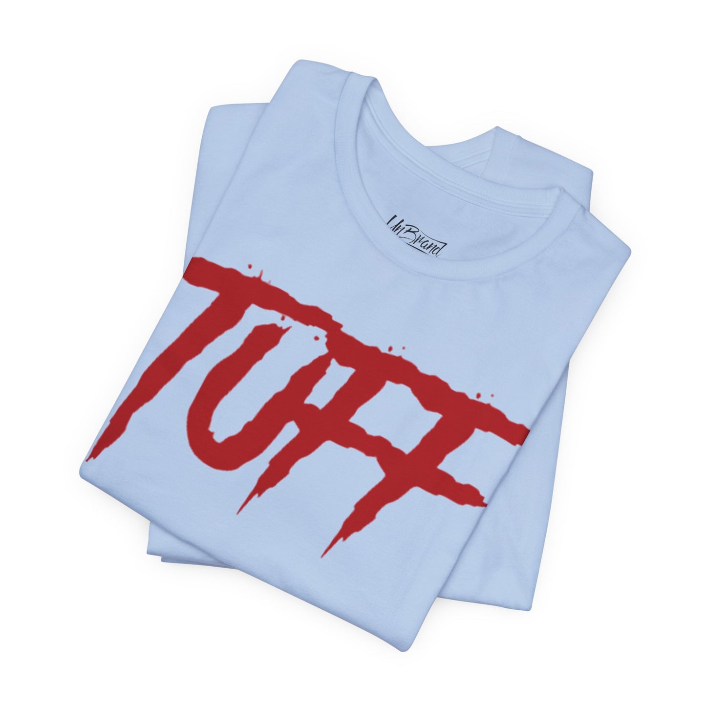 Tuff graphic tee | Bold red script logo t-shirt