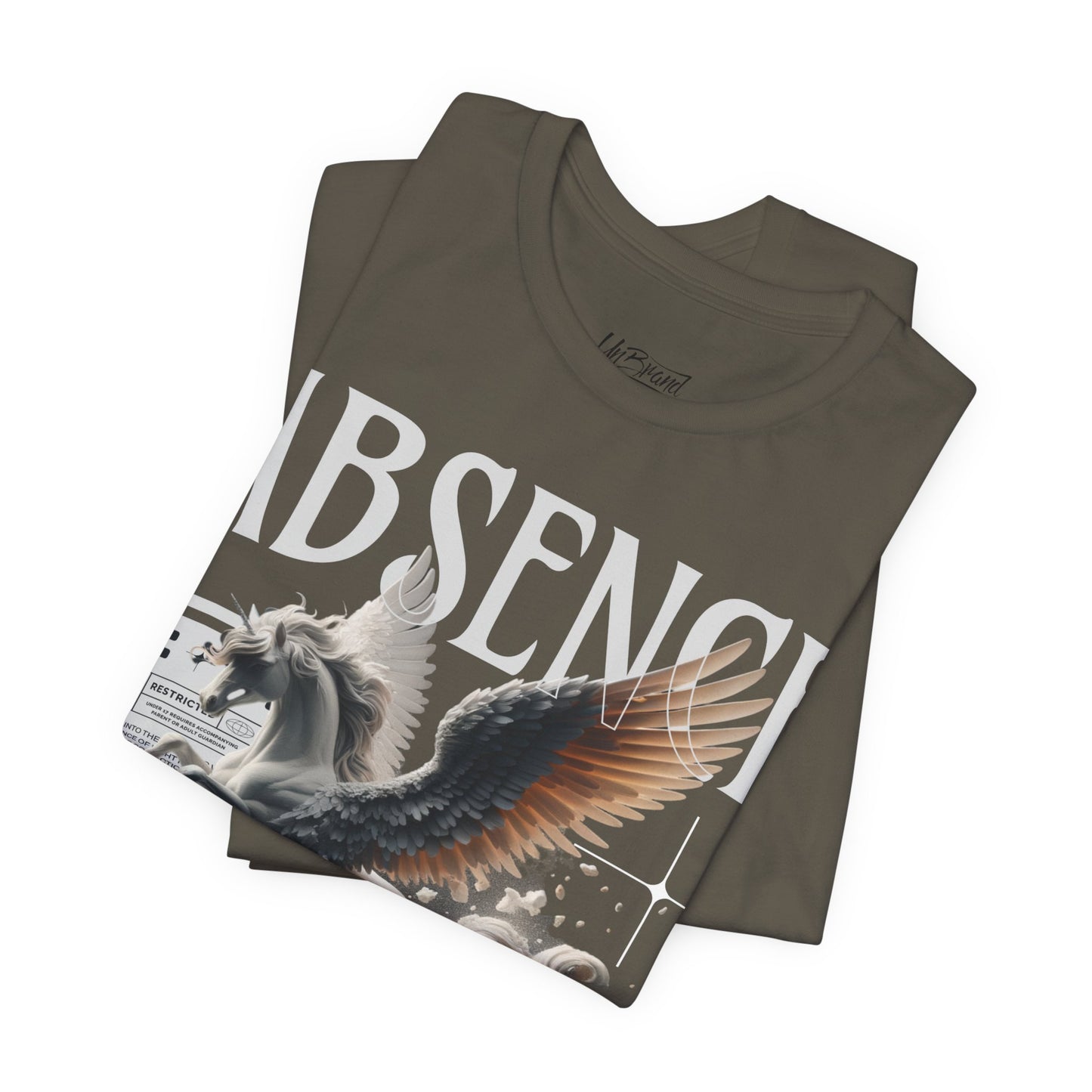 Pegasus Graphic Tee — 'Absence of Light' Vintage Mythic Horse T-Shirt