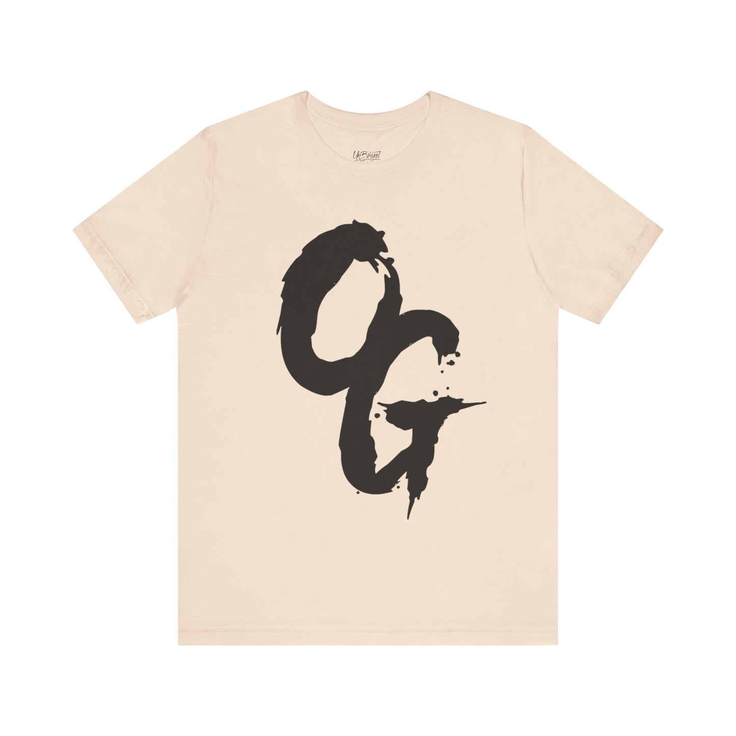 OG Brushstroke Tee | Black Calligraphy Logo T-Shirt