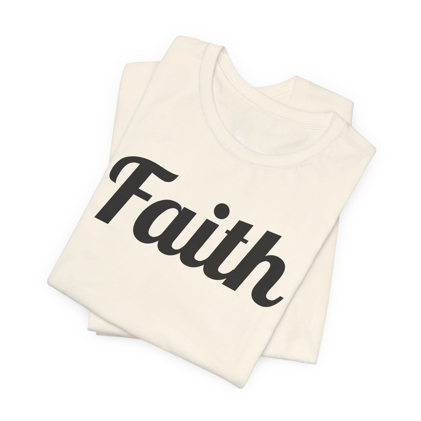 The word faith in Japanese writing |graphic T-shirt| unisex