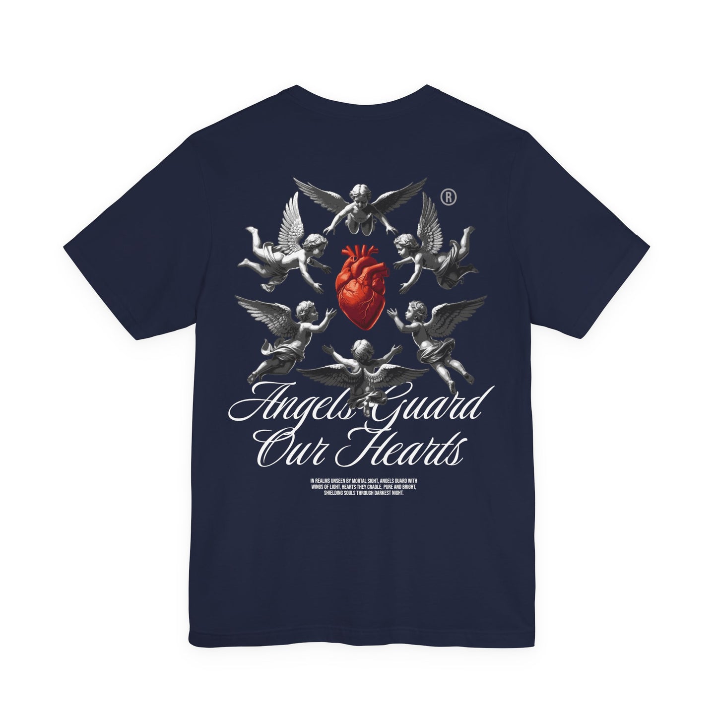 Heart on the front | Angel guard my heart on the back| graphic |Unisex