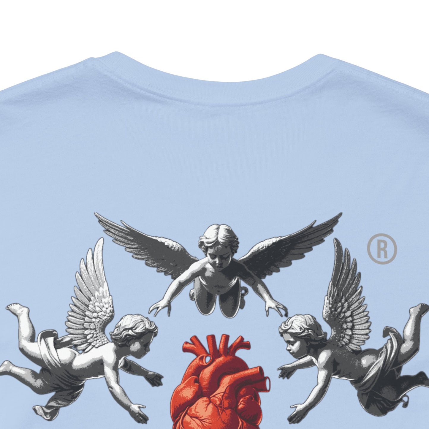 Heart on the front | Angel guard my heart on the back| graphic |Unisex