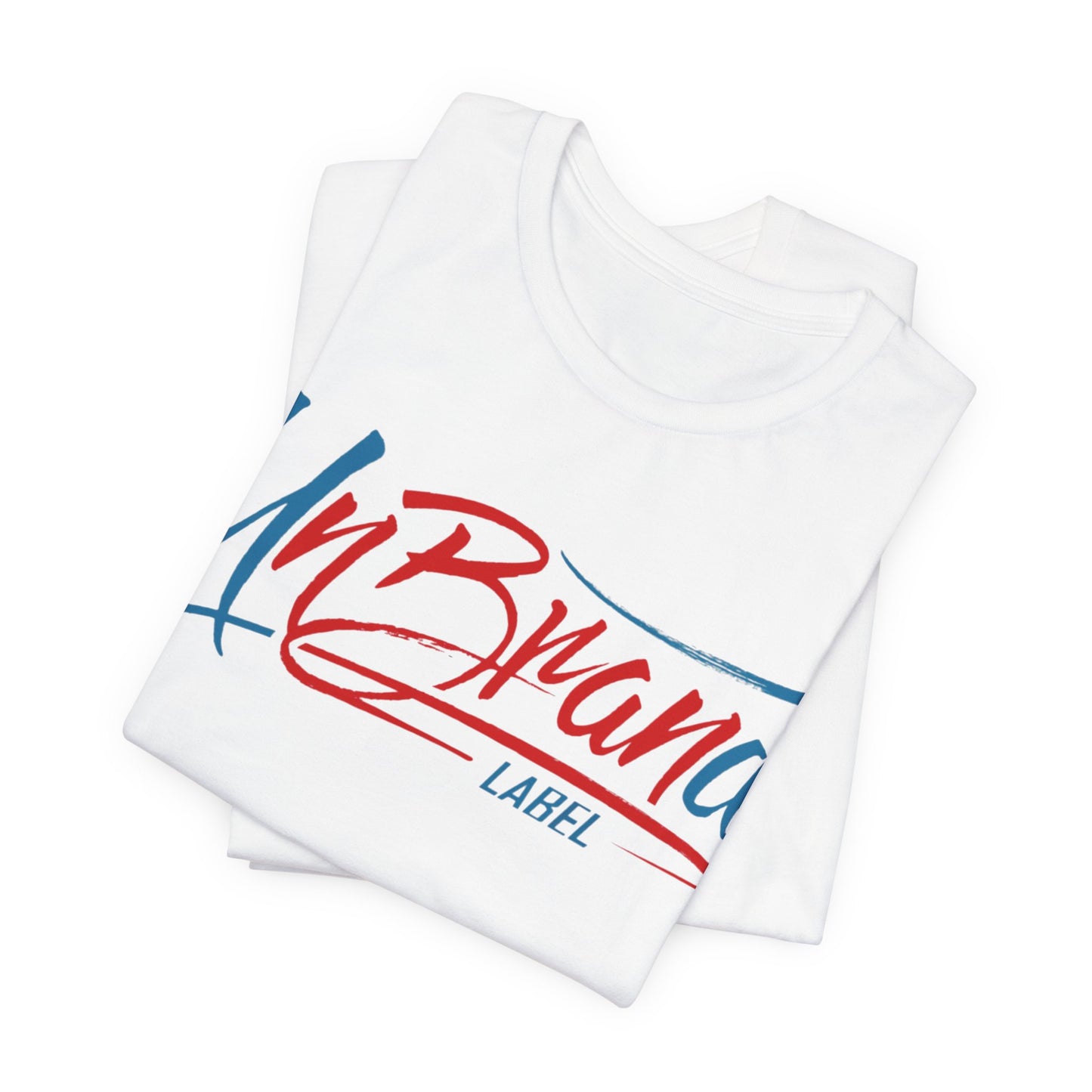 UnBrand Label Graphic Tee — Retro Script Logo T‑Shirt