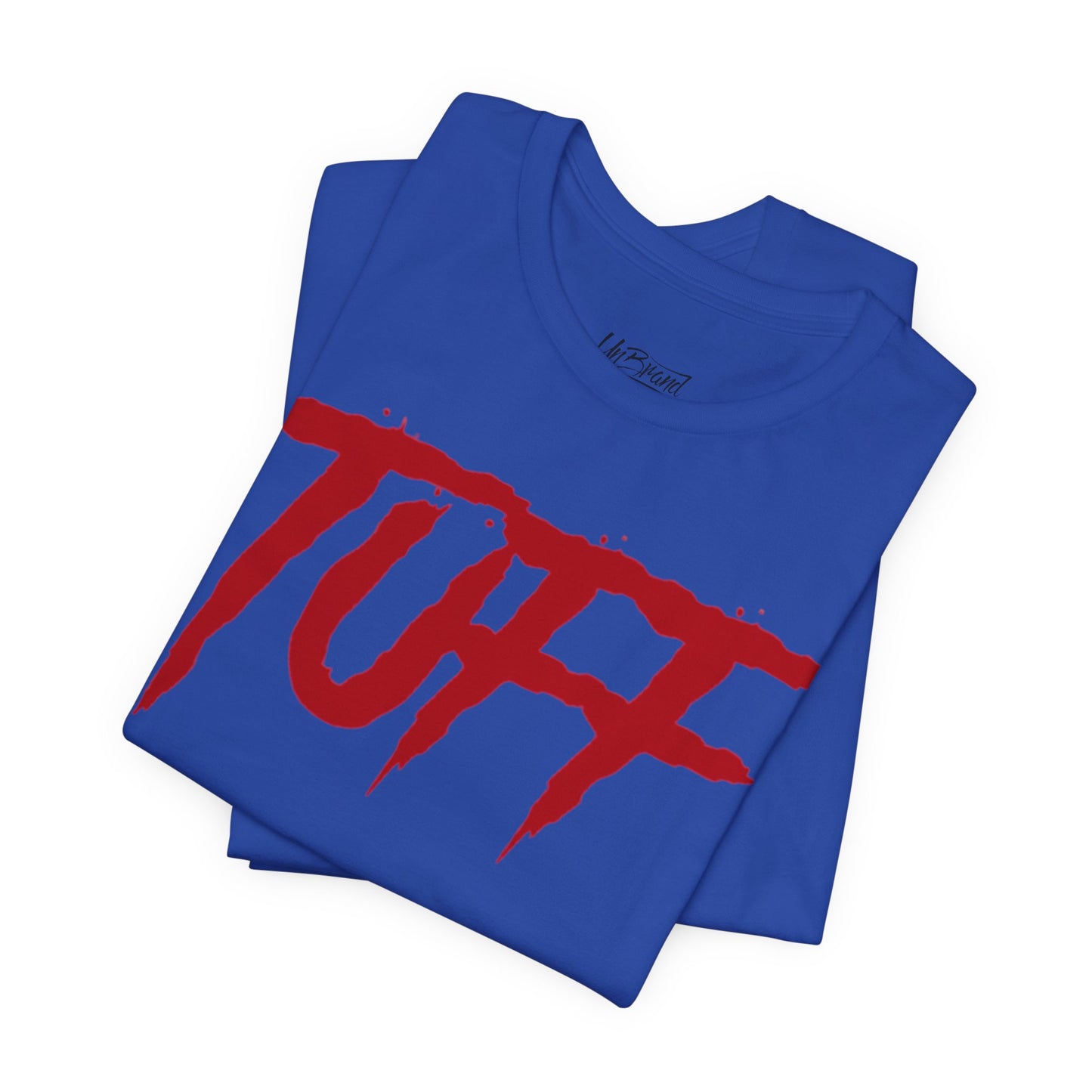 Tuff graphic tee | Bold red script logo t-shirt