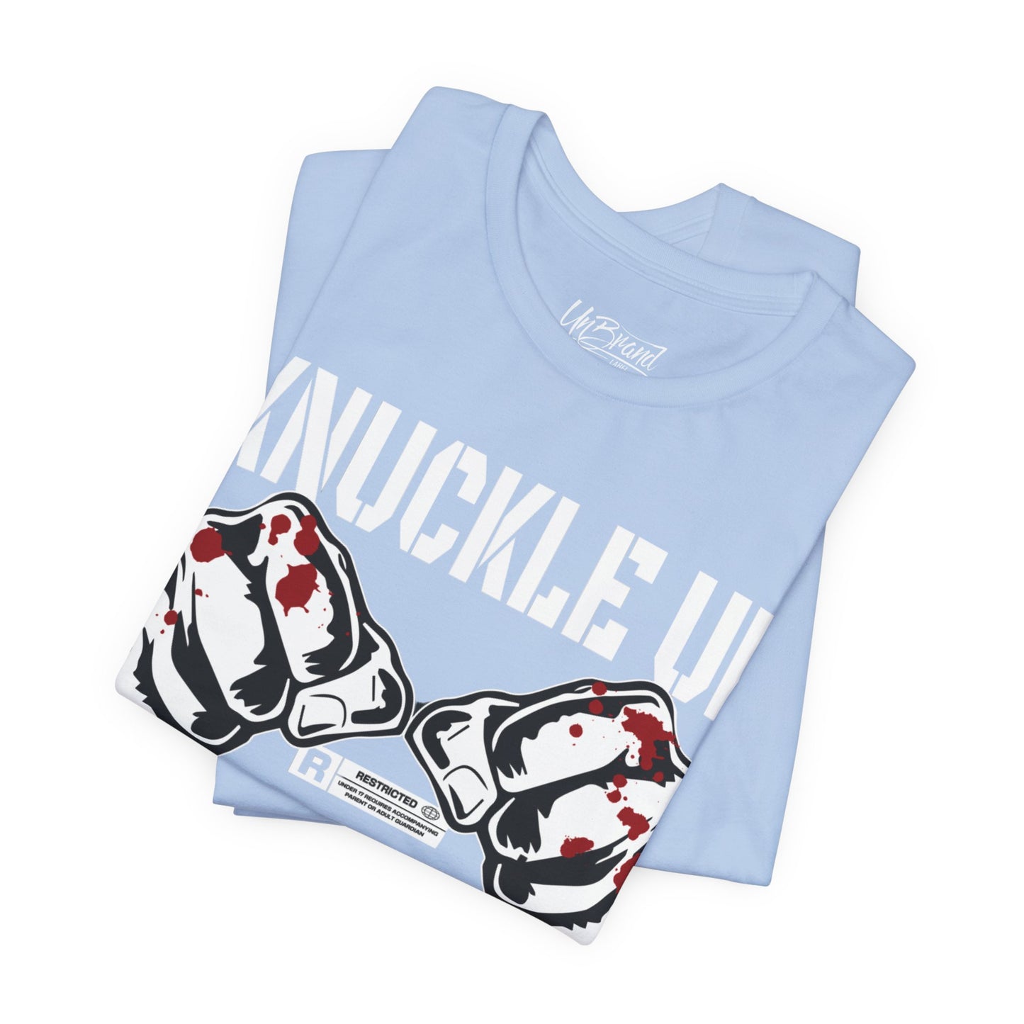 Knuckle Up fists graphic Tee | Don't Be Scared boxing design