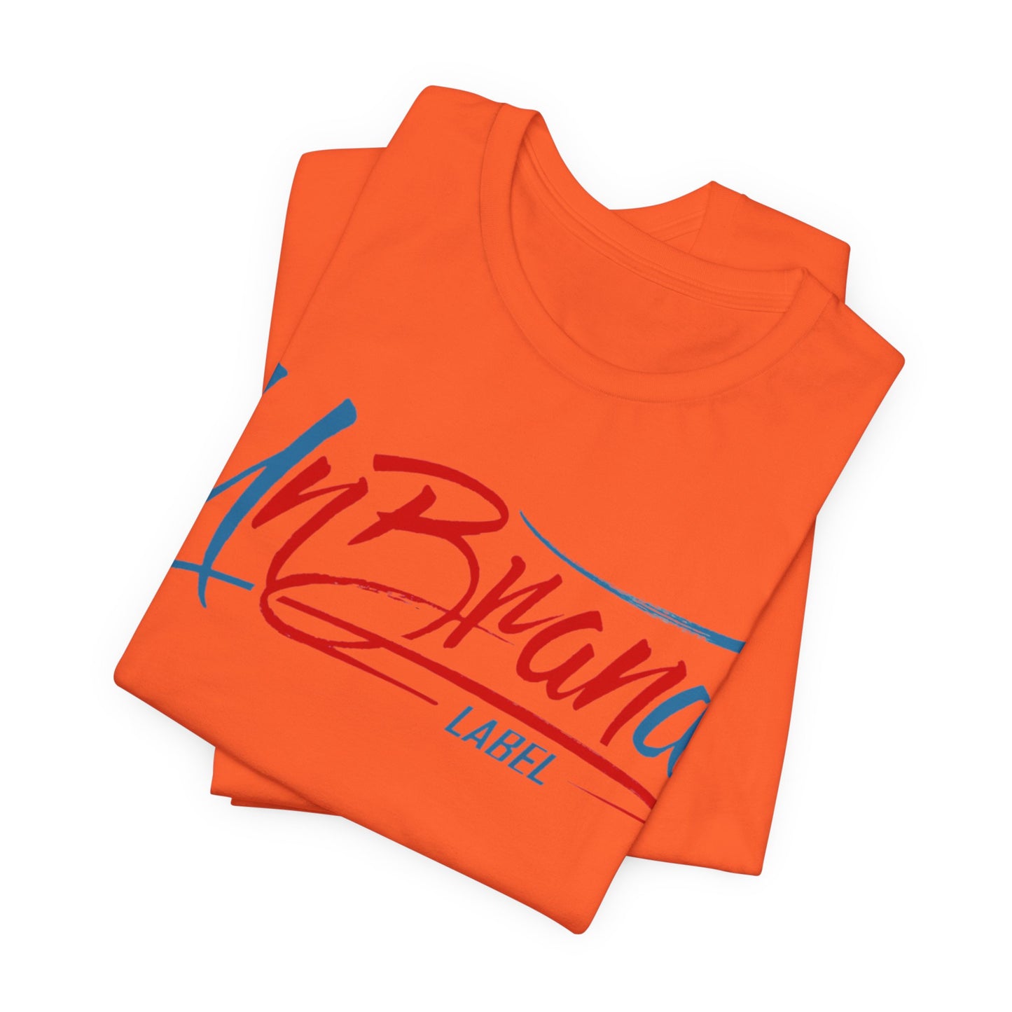 UnBrand Label Graphic Tee — Retro Script Logo T‑Shirt