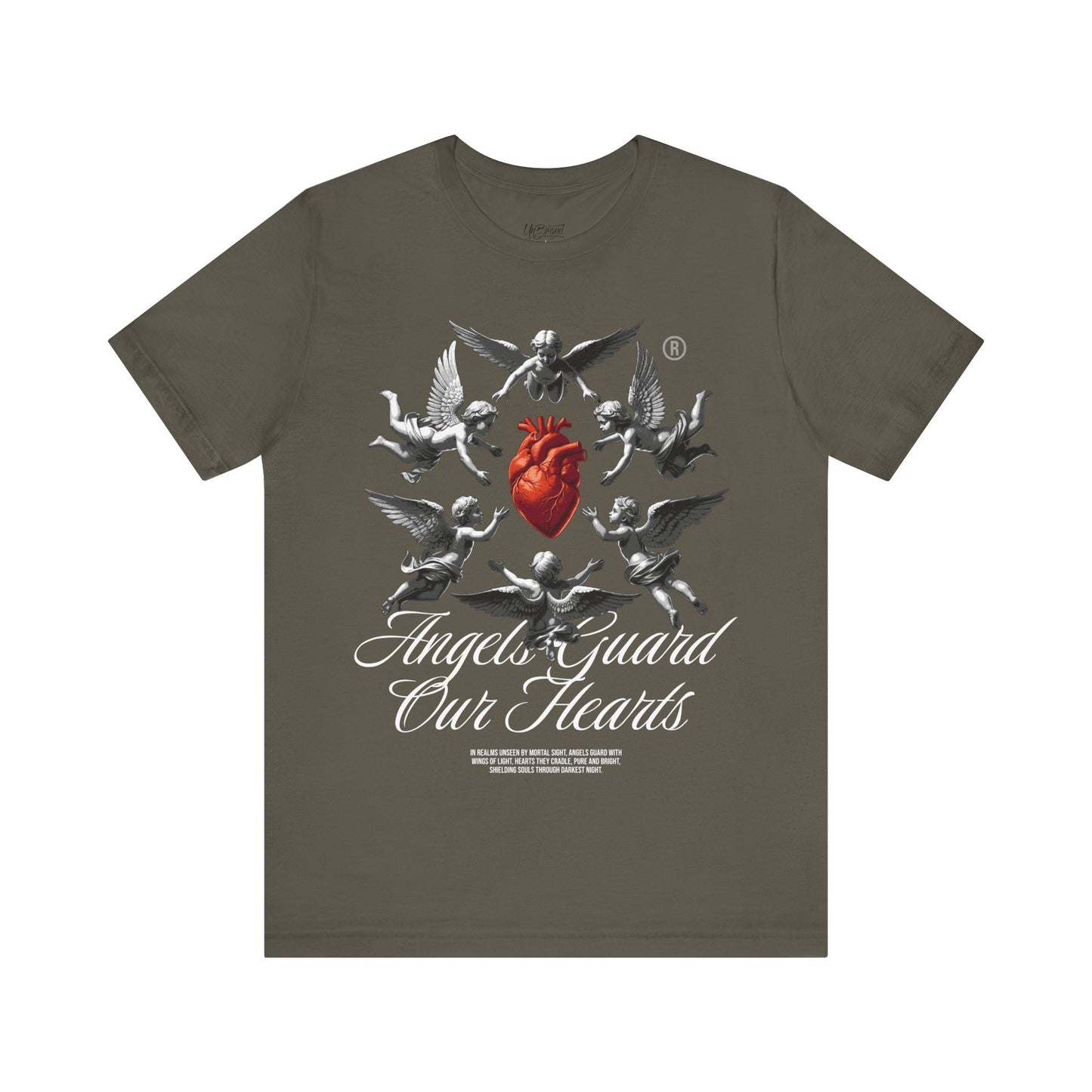 Angels guard our heart |Unisex Short Sleeve Tee