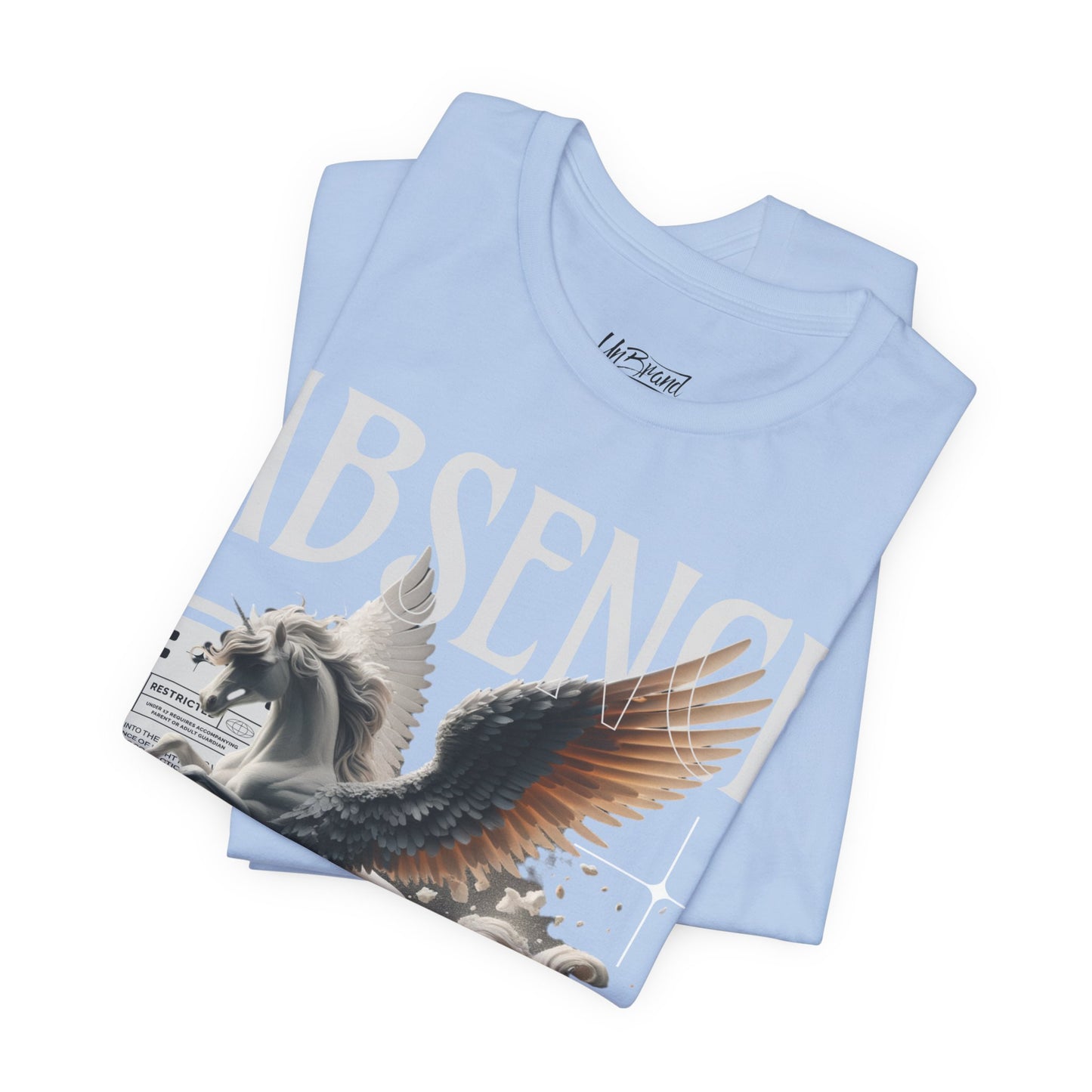 Pegasus Graphic Tee — 'Absence of Light' Vintage Mythic Horse T-Shirt