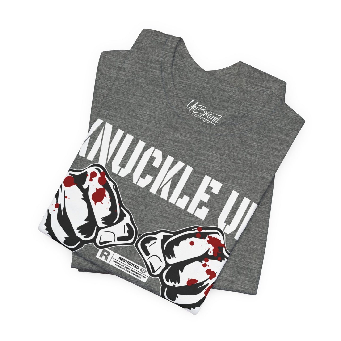 Knuckle Up fists graphic Tee | Don't Be Scared boxing design