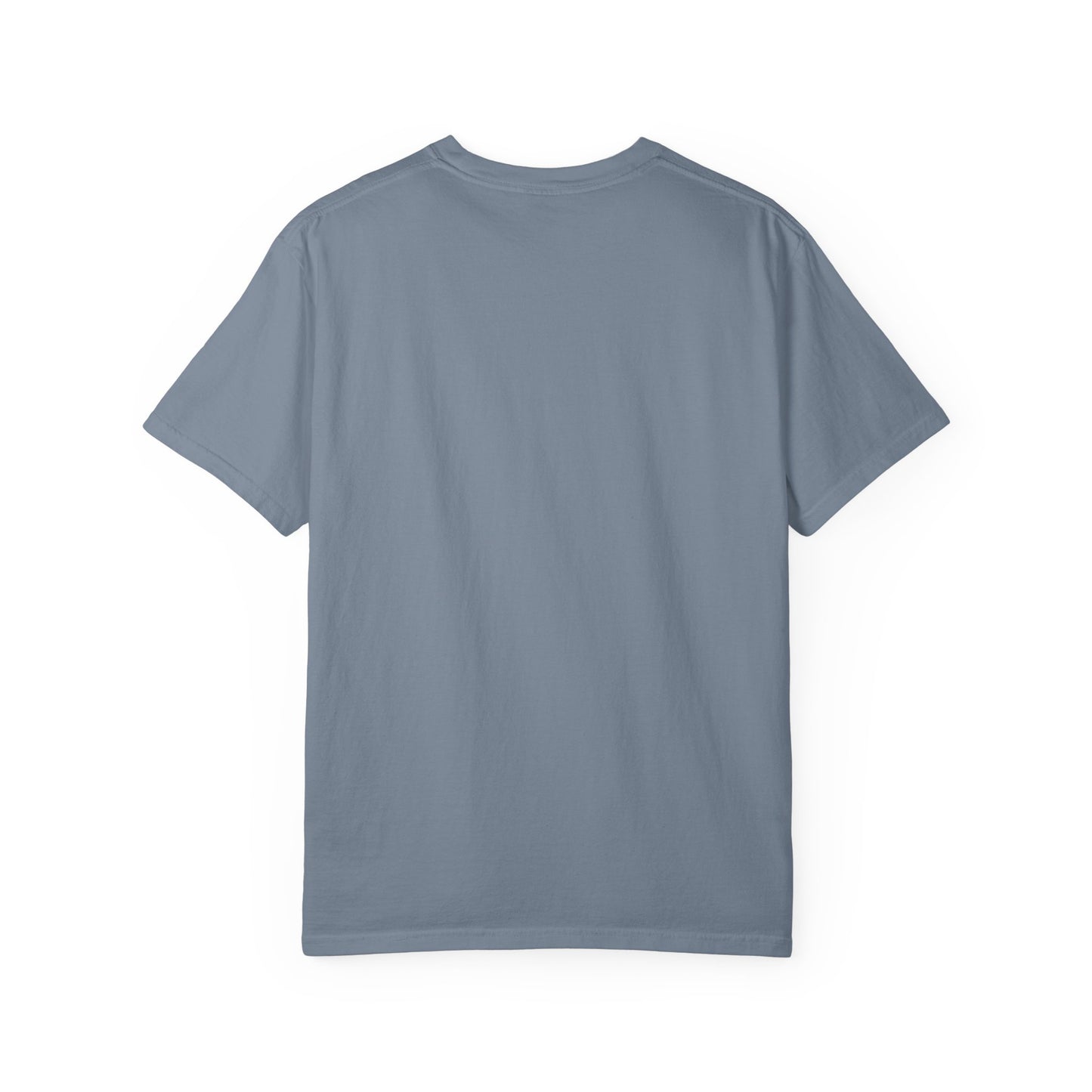 Crying Cherub Holding Black Heart T-shirt | Angel Wings Illustration