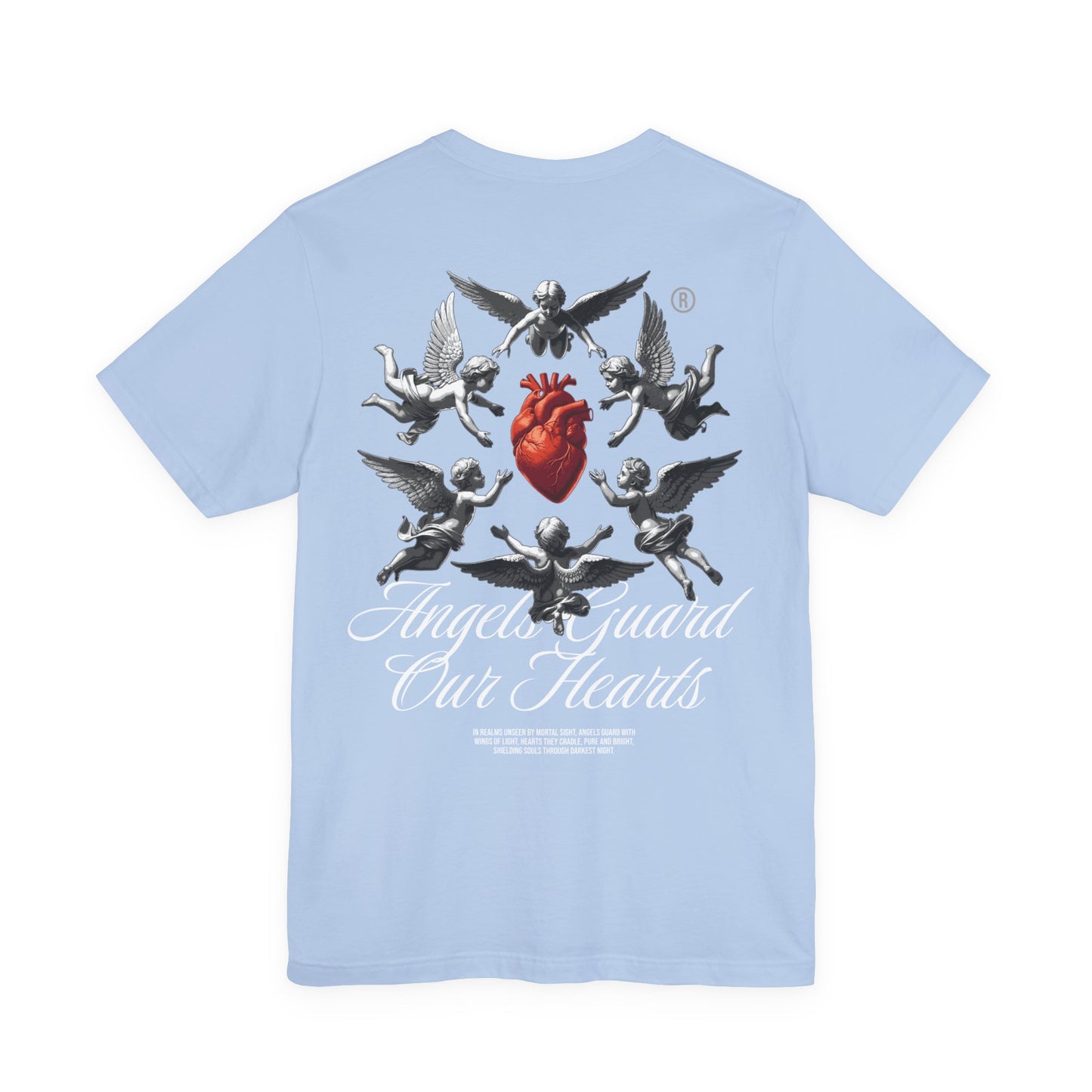 Heart on the front | Angel guard my heart on the back| graphic |Unisex