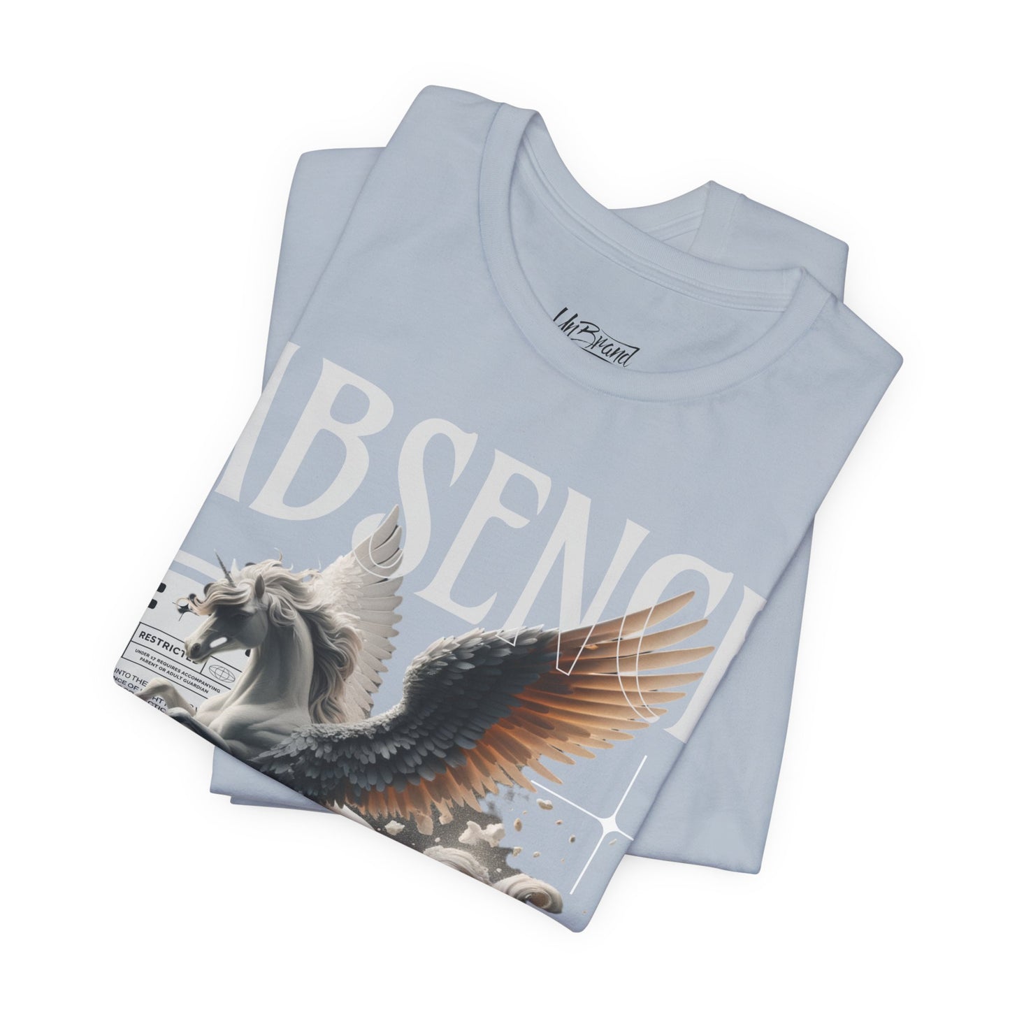 Pegasus Graphic Tee — 'Absence of Light' Vintage Mythic Horse T-Shirt