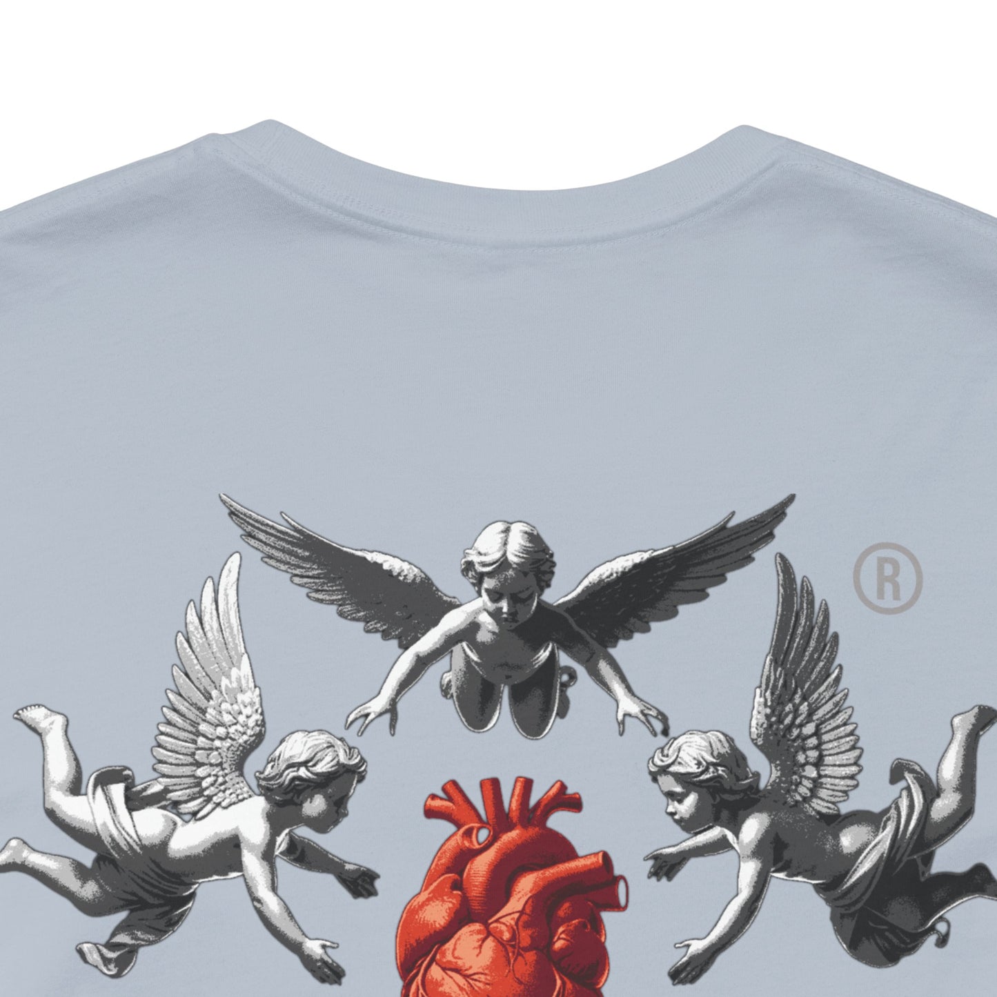 Heart on the front | Angel guard my heart on the back| graphic |Unisex