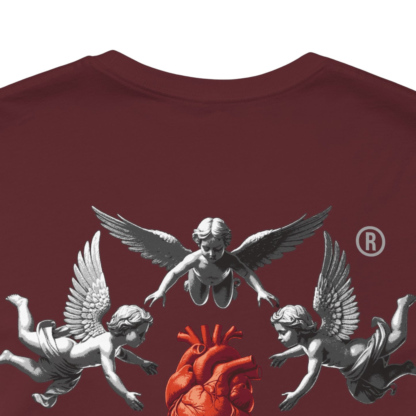 Heart on the front | Angel guard my heart on the back| graphic |Unisex