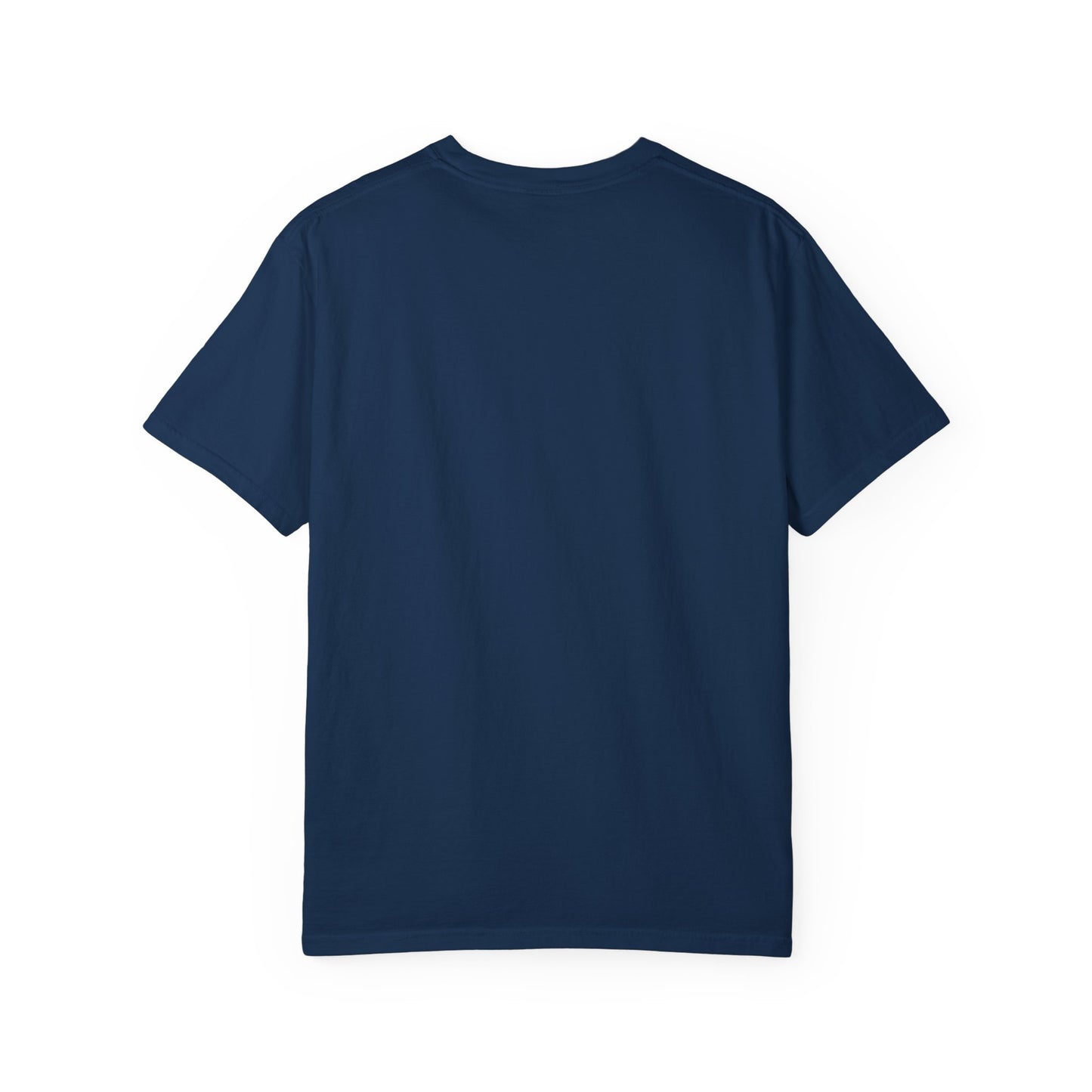 Crying Cherub Holding Black Heart T-shirt | Angel Wings Illustration