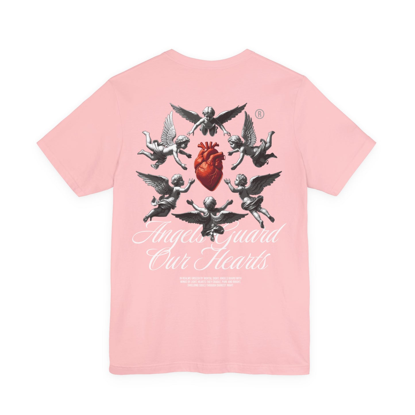 Heart on the front | Angel guard my heart on the back| graphic |Unisex