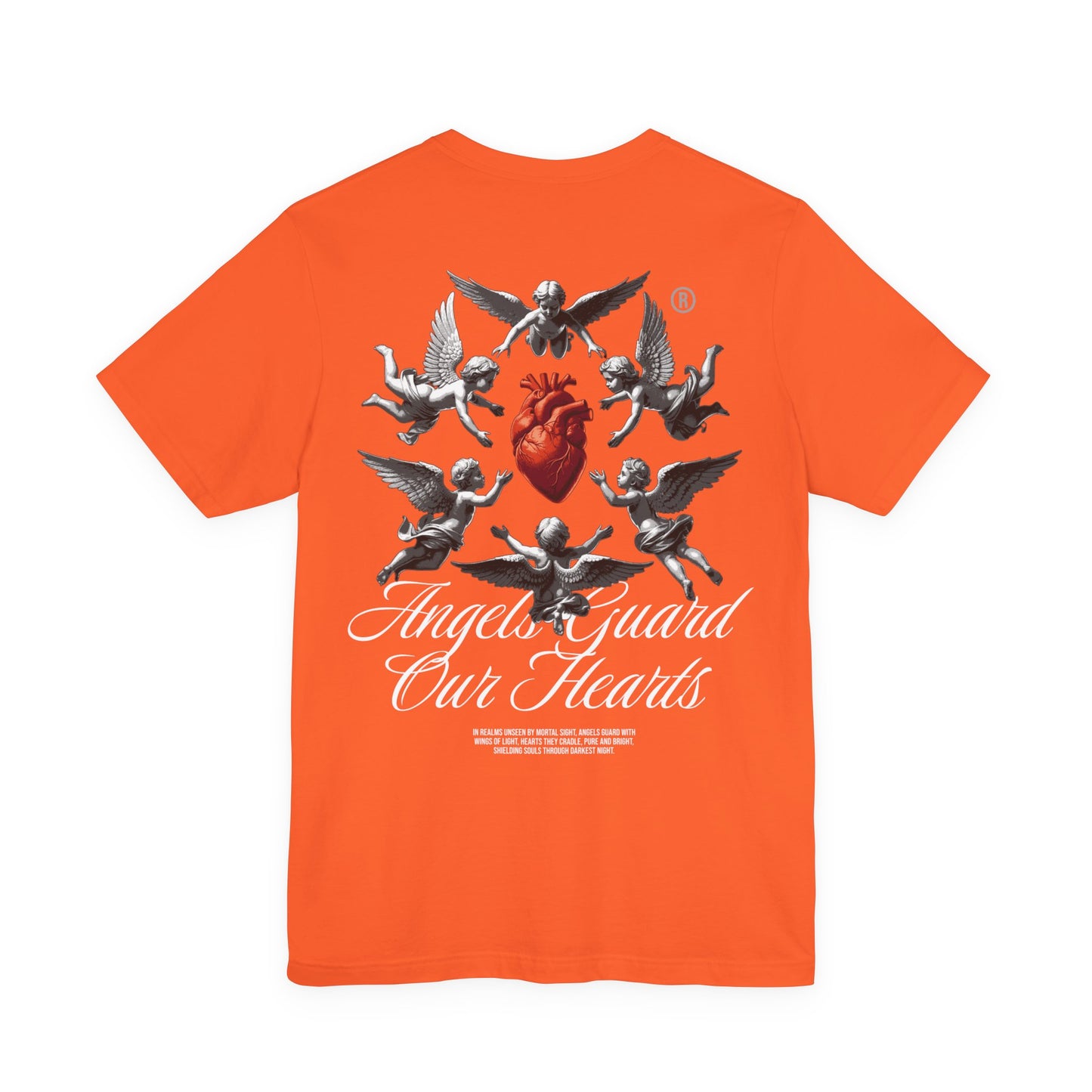 Heart on the front | Angel guard my heart on the back| graphic |Unisex