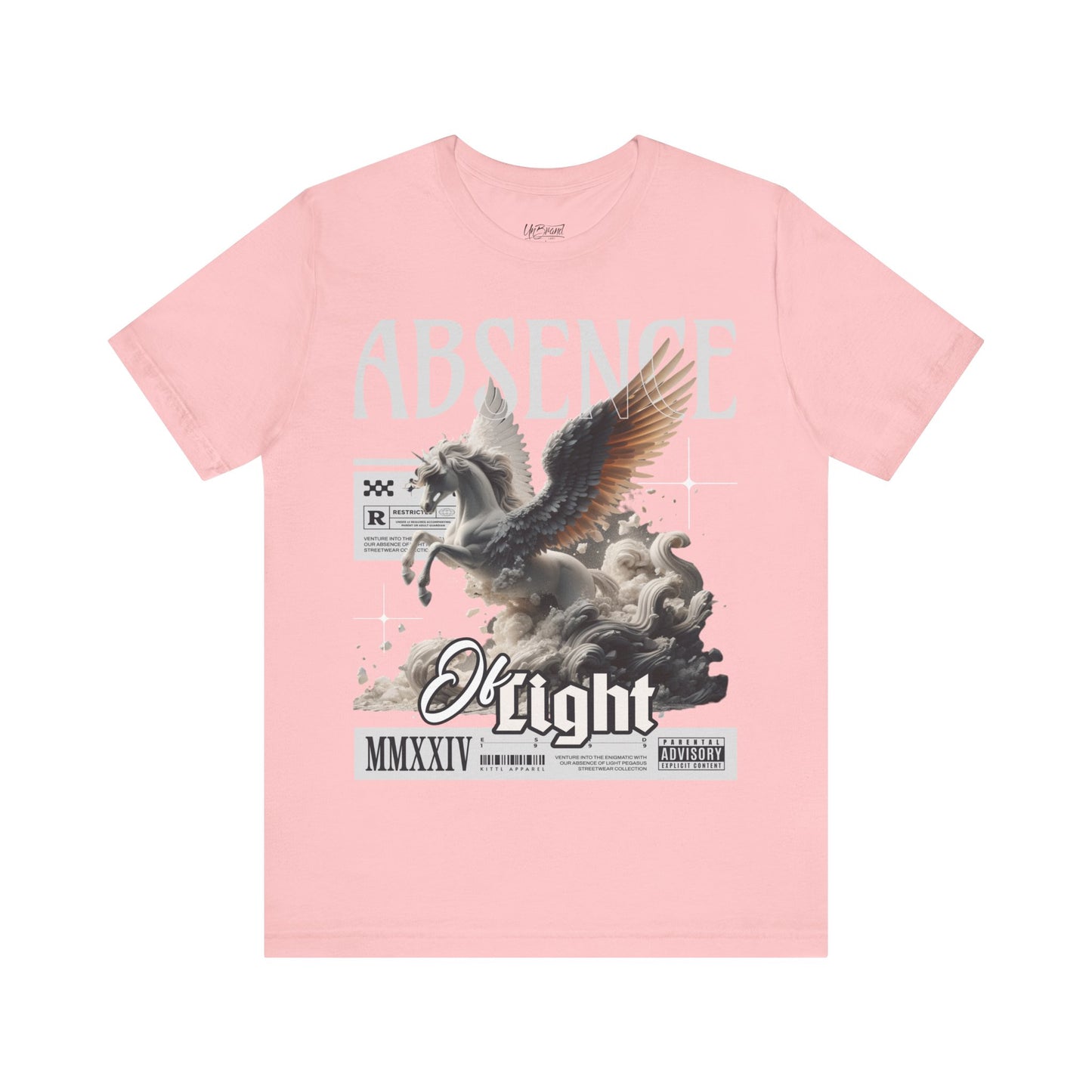 Pegasus Graphic Tee — 'Absence of Light' Vintage Mythic Horse T-Shirt