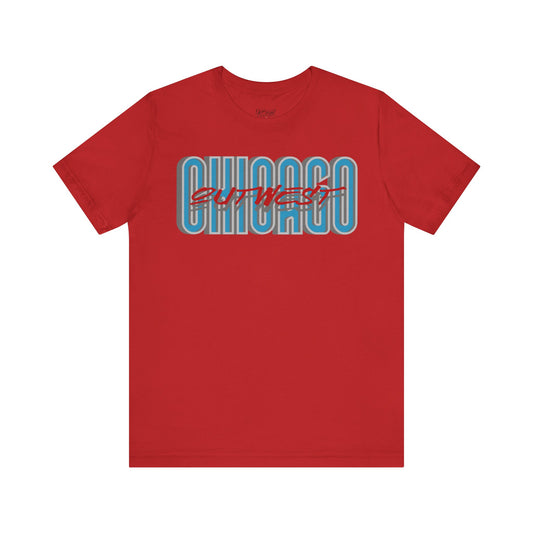 Westside Chicago Retro Script Tee | City Pride Graphic T-Shirt | unisex