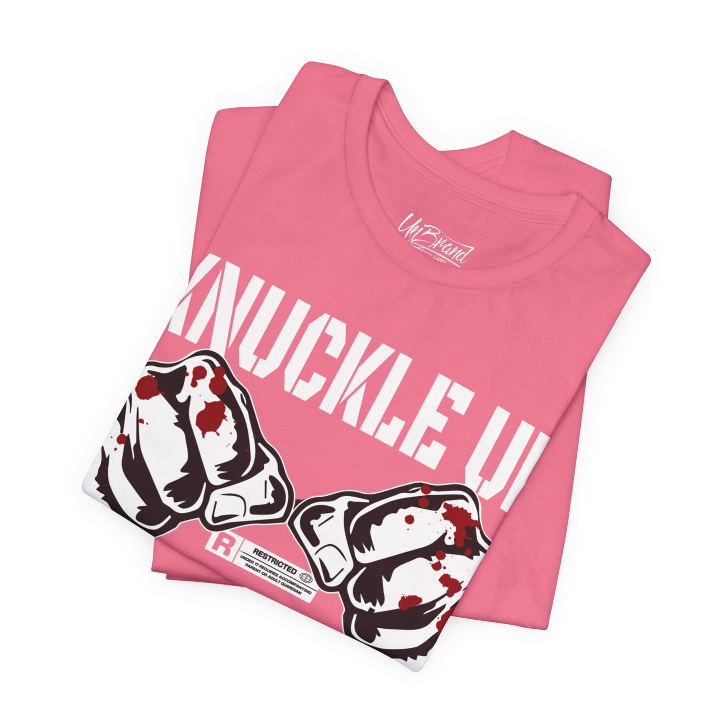 Knuckle Up fists graphic Tee | Don't Be Scared boxing design