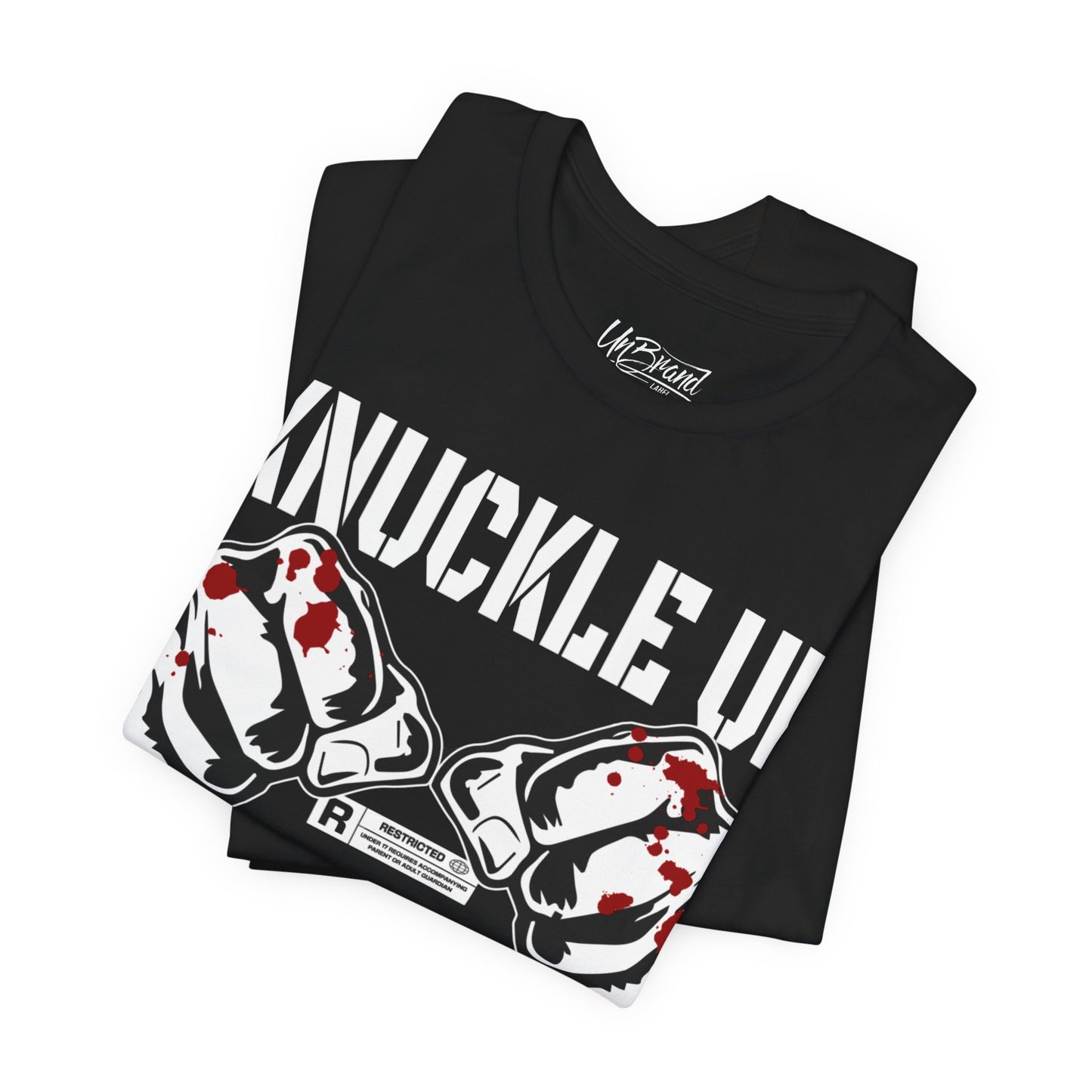 Knuckle Up fists graphic Tee | Don't Be Scared boxing design
