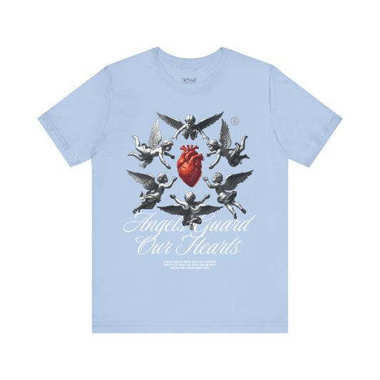 Angels guard our heart |Unisex Short Sleeve Tee